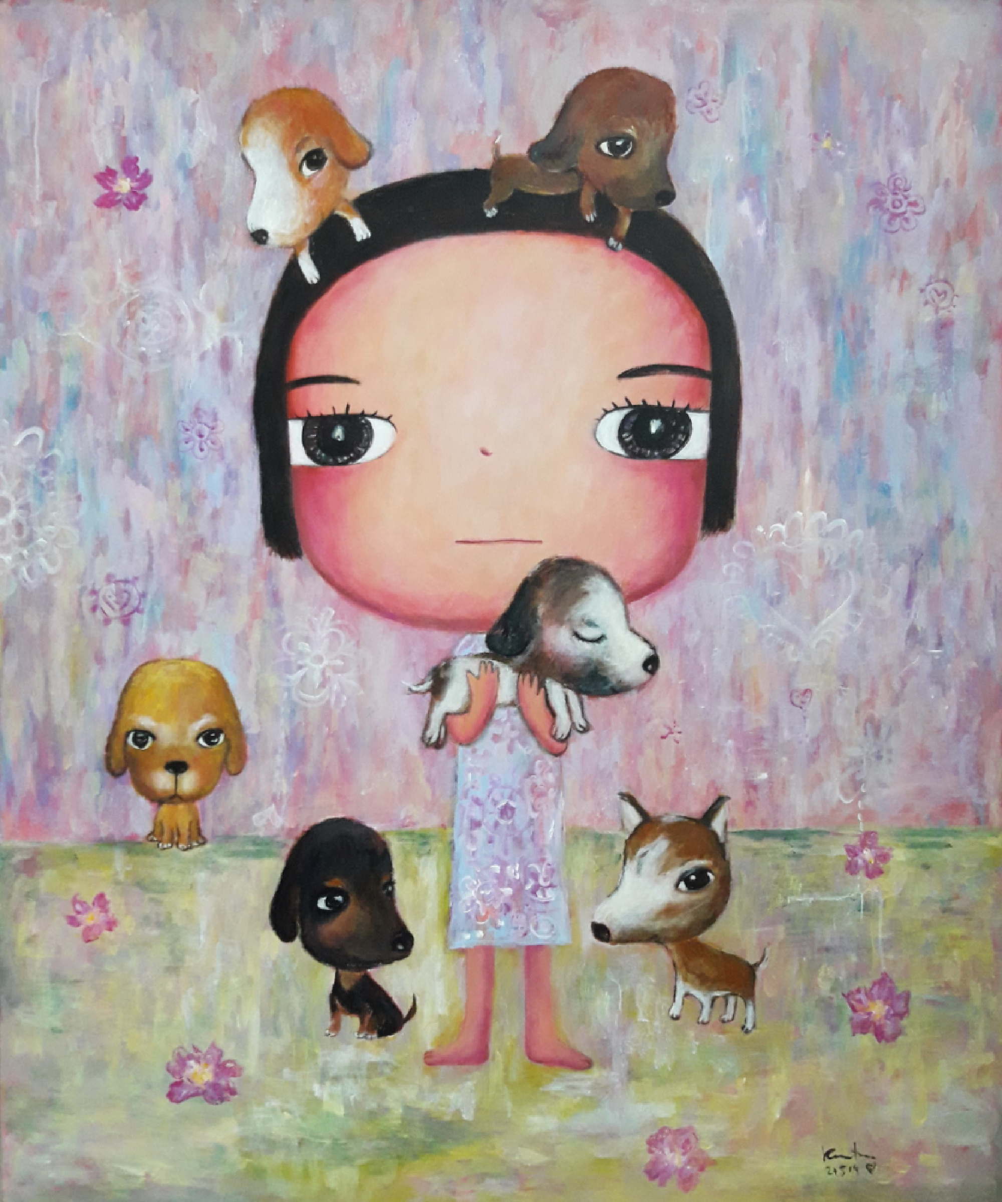 Kingtun’s Big-head girl to raise money for cancer ‘Again’