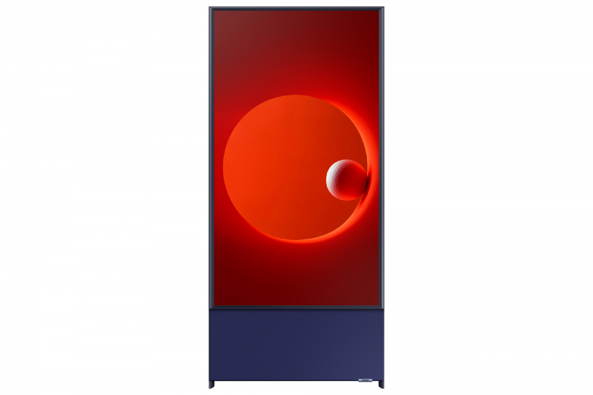 The Sero TV from Samsung, swivels between horizontal and vertical orientations, depending on the video you're watching. MUST CREDIT: Samsung handout photo. 