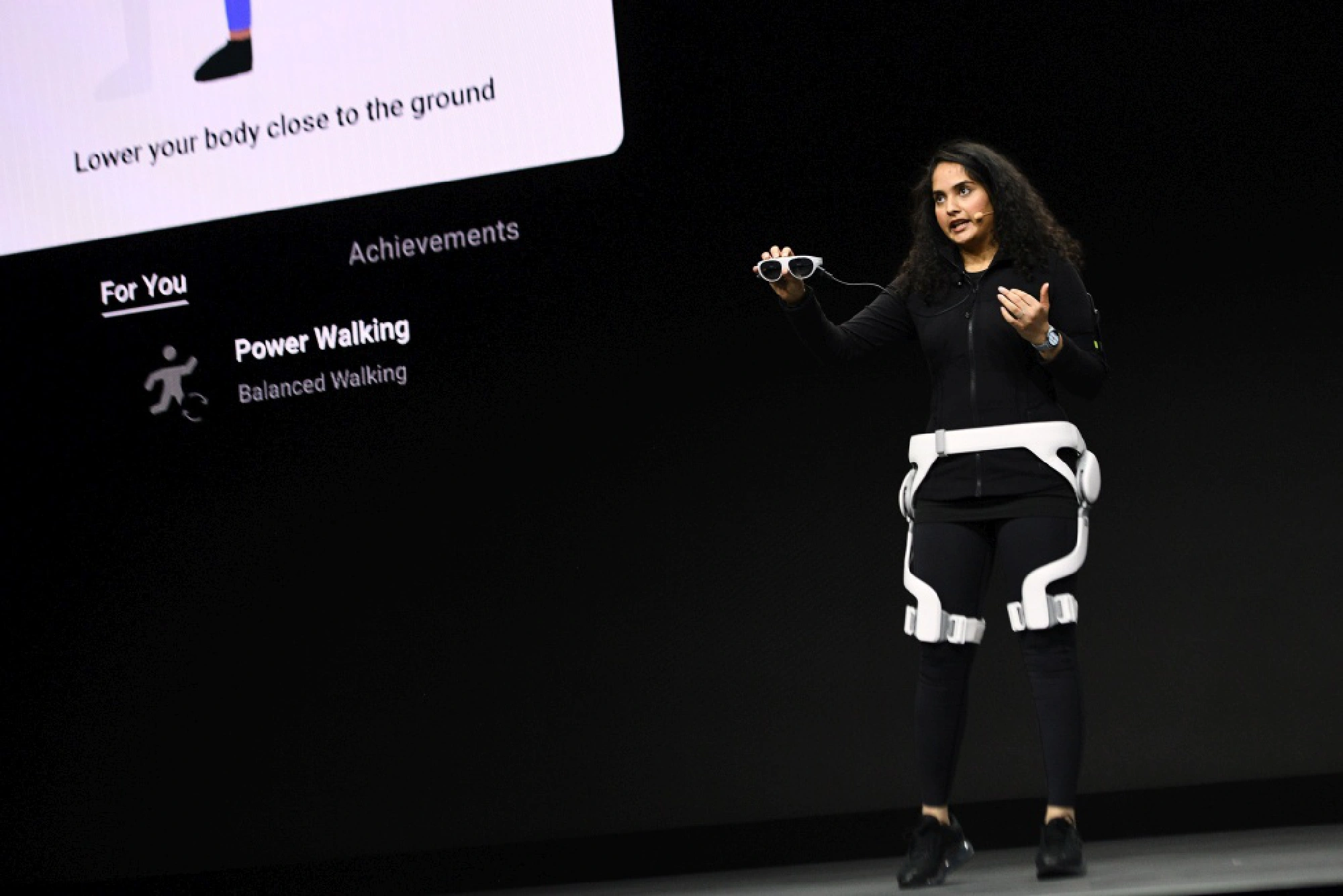 Samsung's GEMS is demonstrated onstage during CES 2020 in Las Vegas, Nev., on Jan. 6, 2020. MUST CREDIT: Bloomberg photo by Bridget Bennett