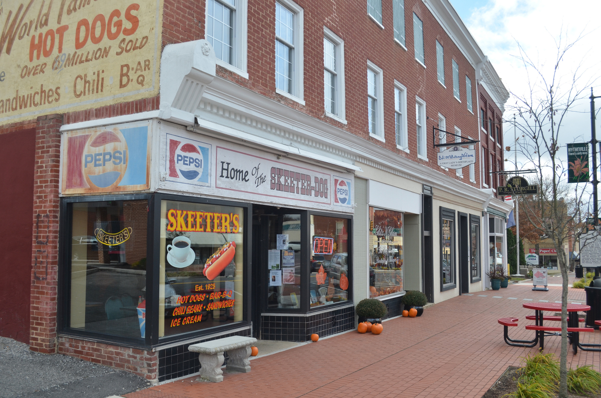 Skeeter's restaurant sits on the ground floor of the building where first lady Edith Bolling Wilson was born. A museum dedicated to her is located at the center of the block. MUST CREDIT: Photo for The Washington Post by James F. Lee