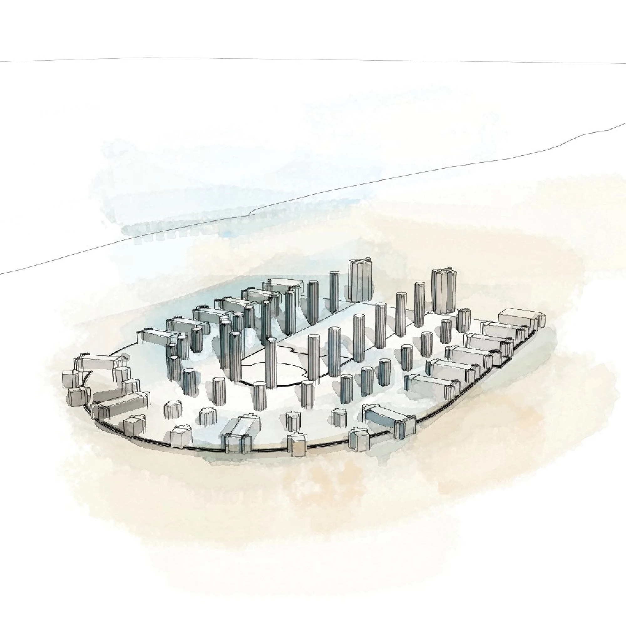 With King Louis VII and Pope Alexander III in attendance, the first major phase of construction began with the laying of the cornerstone in 1163. MUST CREDIT: Washington Post illustration by Aaron Steckelberg