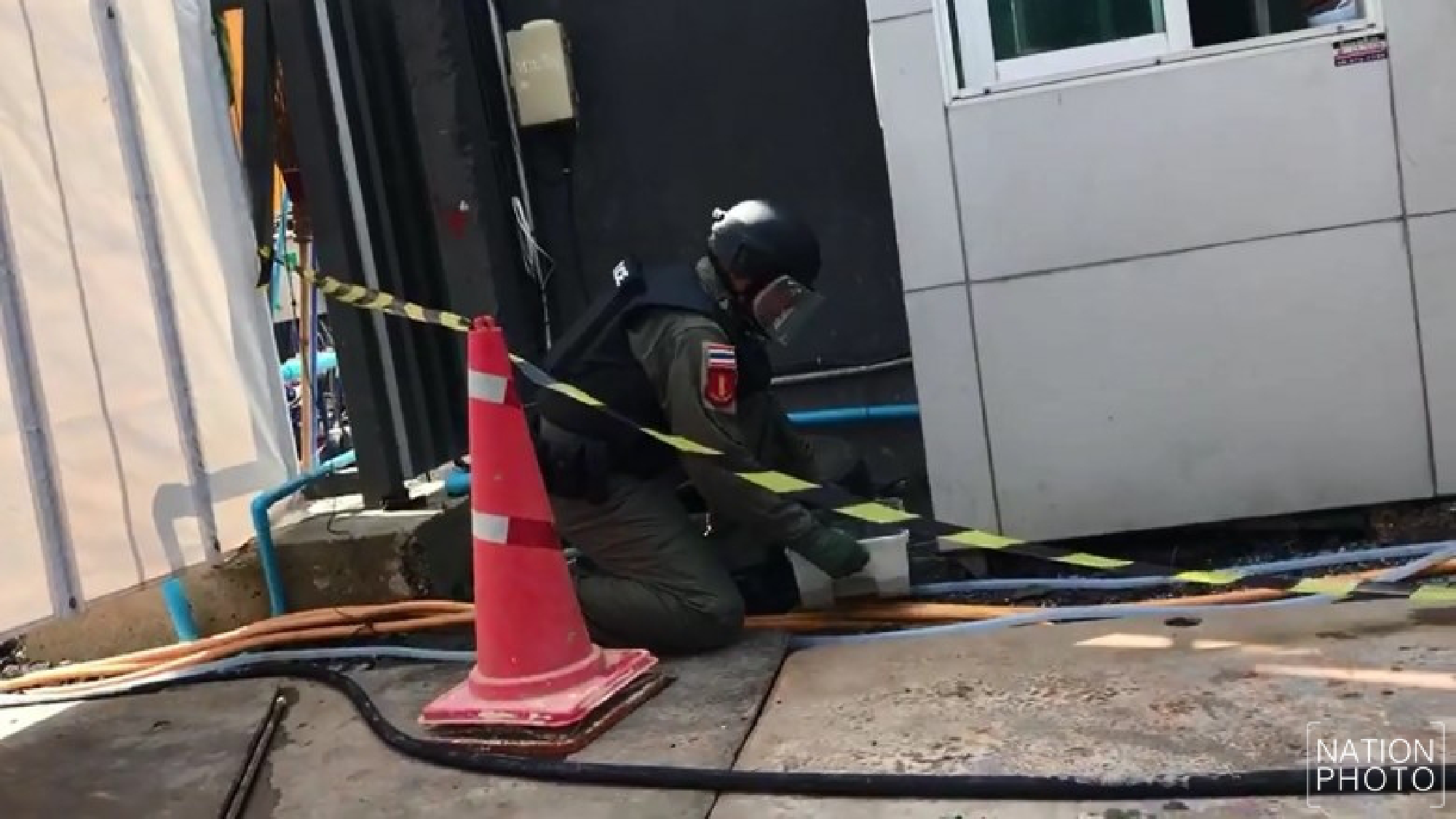 Mortar shell dug up in Bangkok could be Korean War vintage