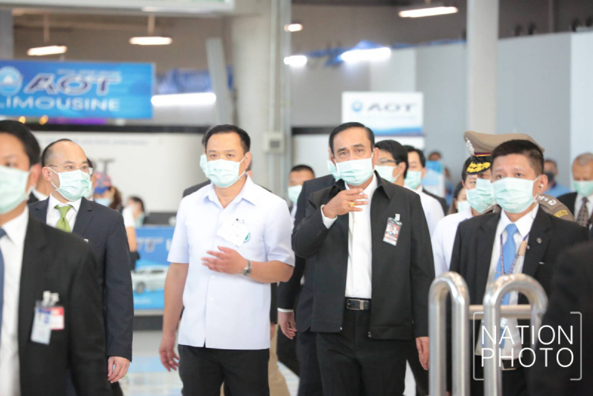 PM witnesses virus-screening at airport  done 