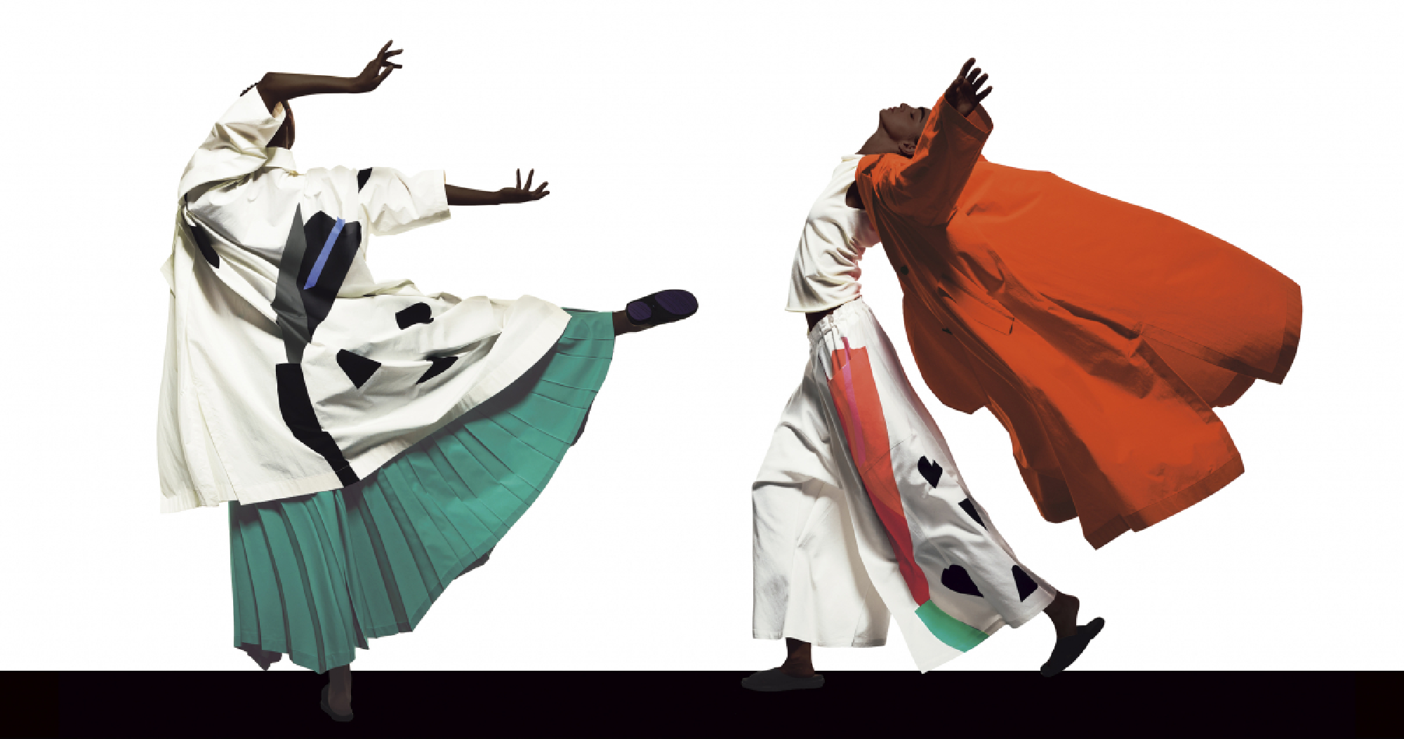 Issey Miyake strolls through a graphics garden