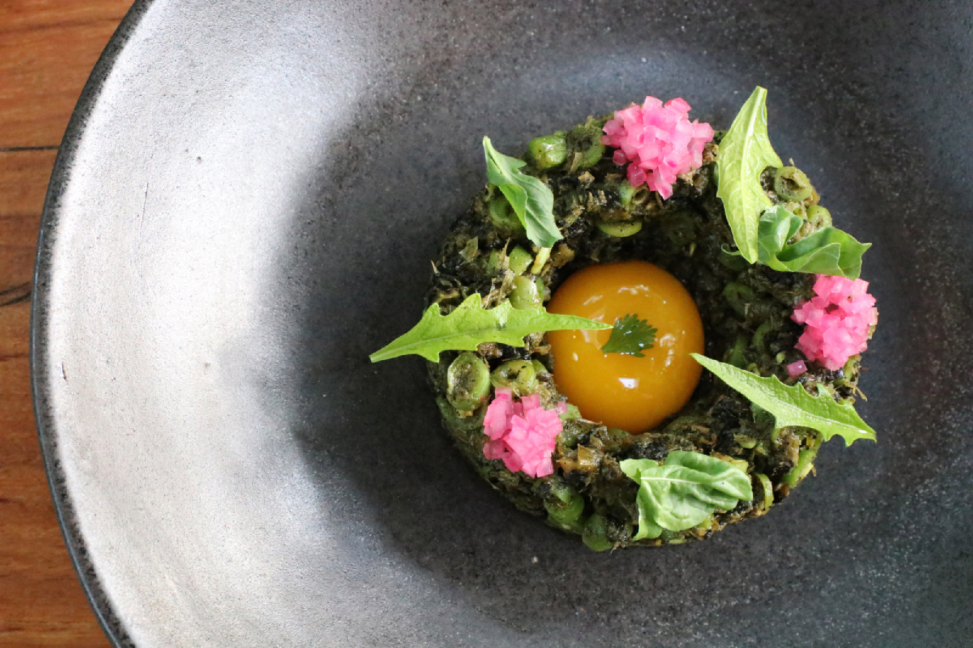 Grilled green beans at Arca in Tulum, Mexico.MUST CREDIT: Photo for The Washington Post by Nevin Martell