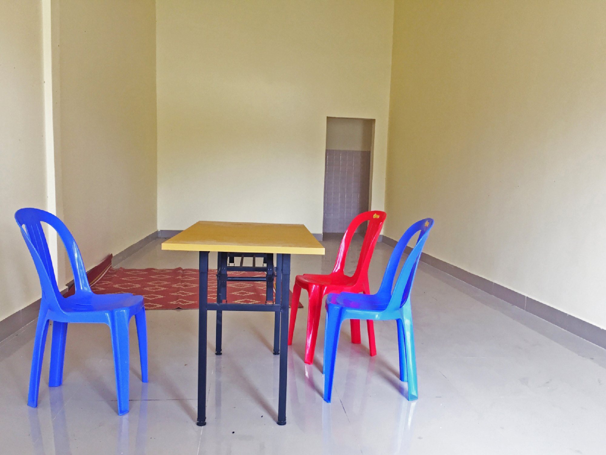 A consultation room for individual therapy at Cambodia's first mental rehabilitation facility. Financial constraints mean individual therapy can take place only once a week. MUST CREDIT: Photo for The Washington Post by Leonie Kijewski