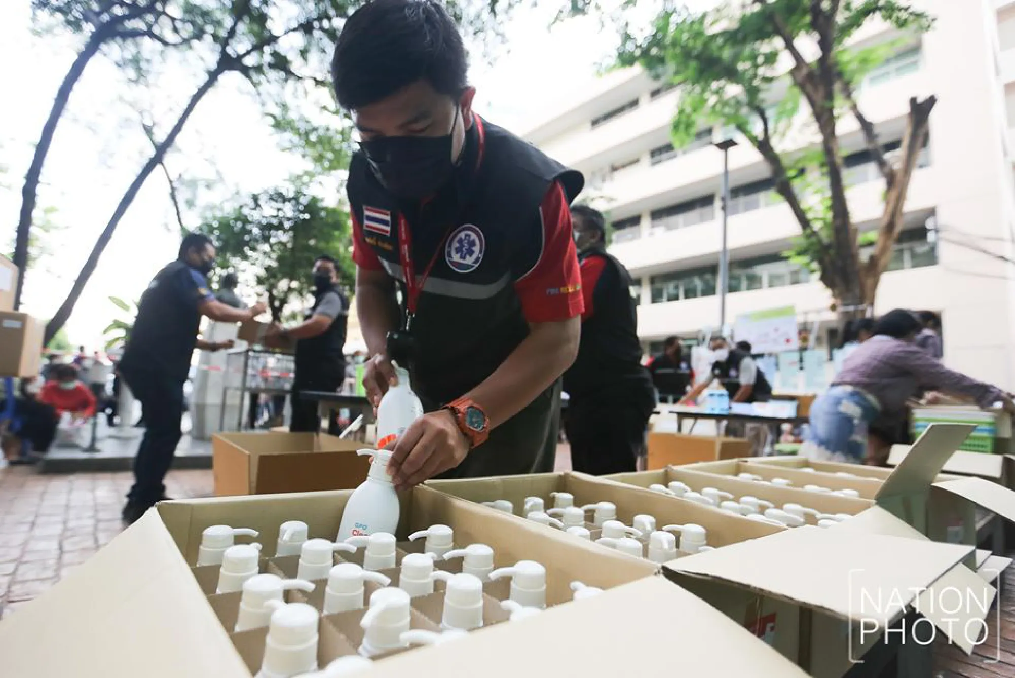 GPO again sees long queue of people for face masks