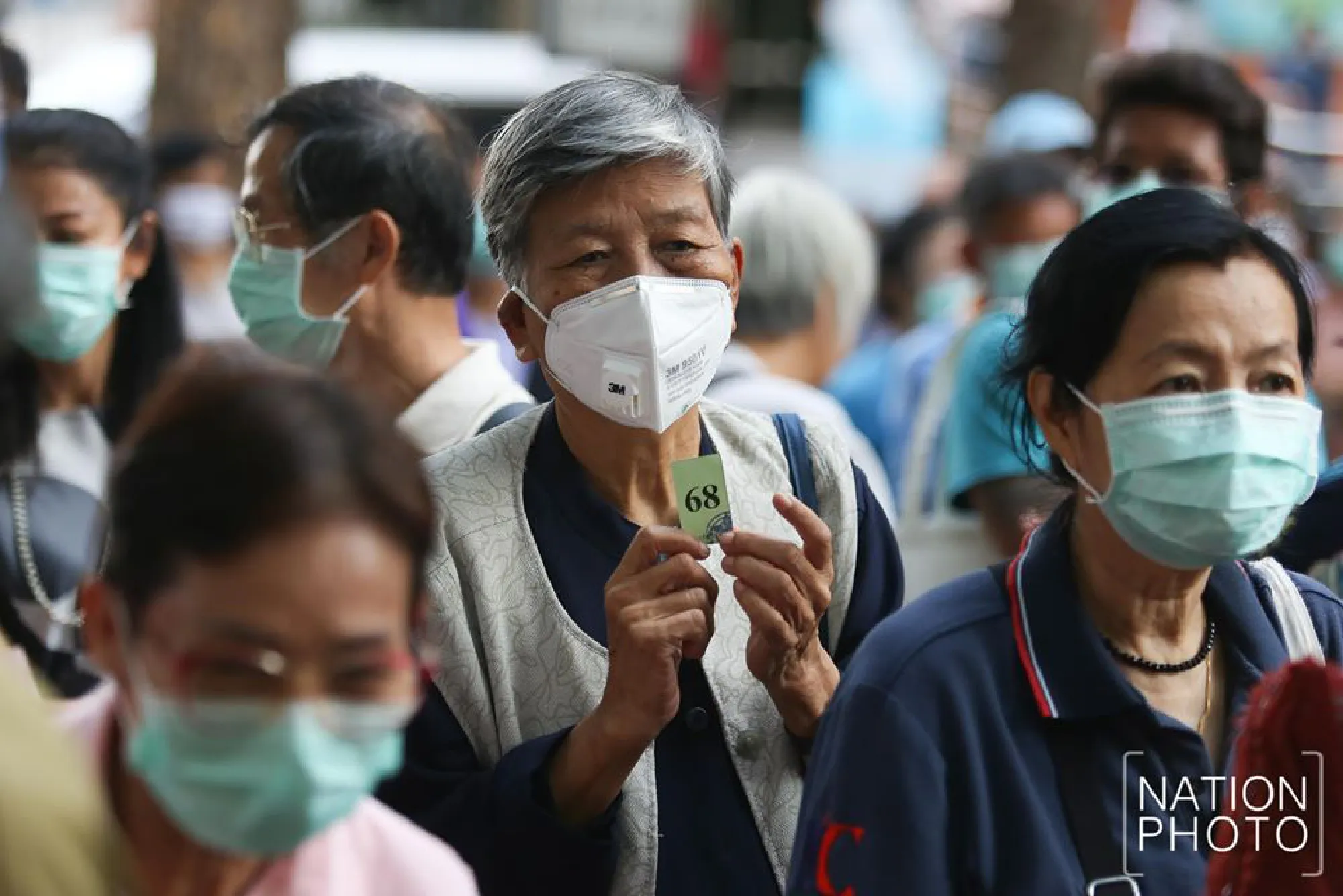 GPO again sees long queue of people for face masks