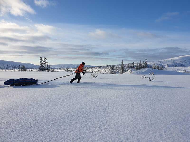 After training for more than a year, Alison Reynolds skied 125 miles over nine days in Norway. MUST CREDIT: Photo courtesy of Alison Reynolds