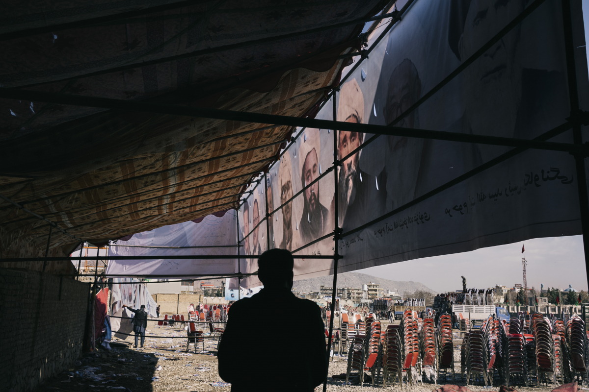 The aftermath of an attack, claimed by ISIS, that killed at least 32 people in Kabul on Friday. MUST CREDIT: Photo by Lorenzo Tugnoli for The Washington Post