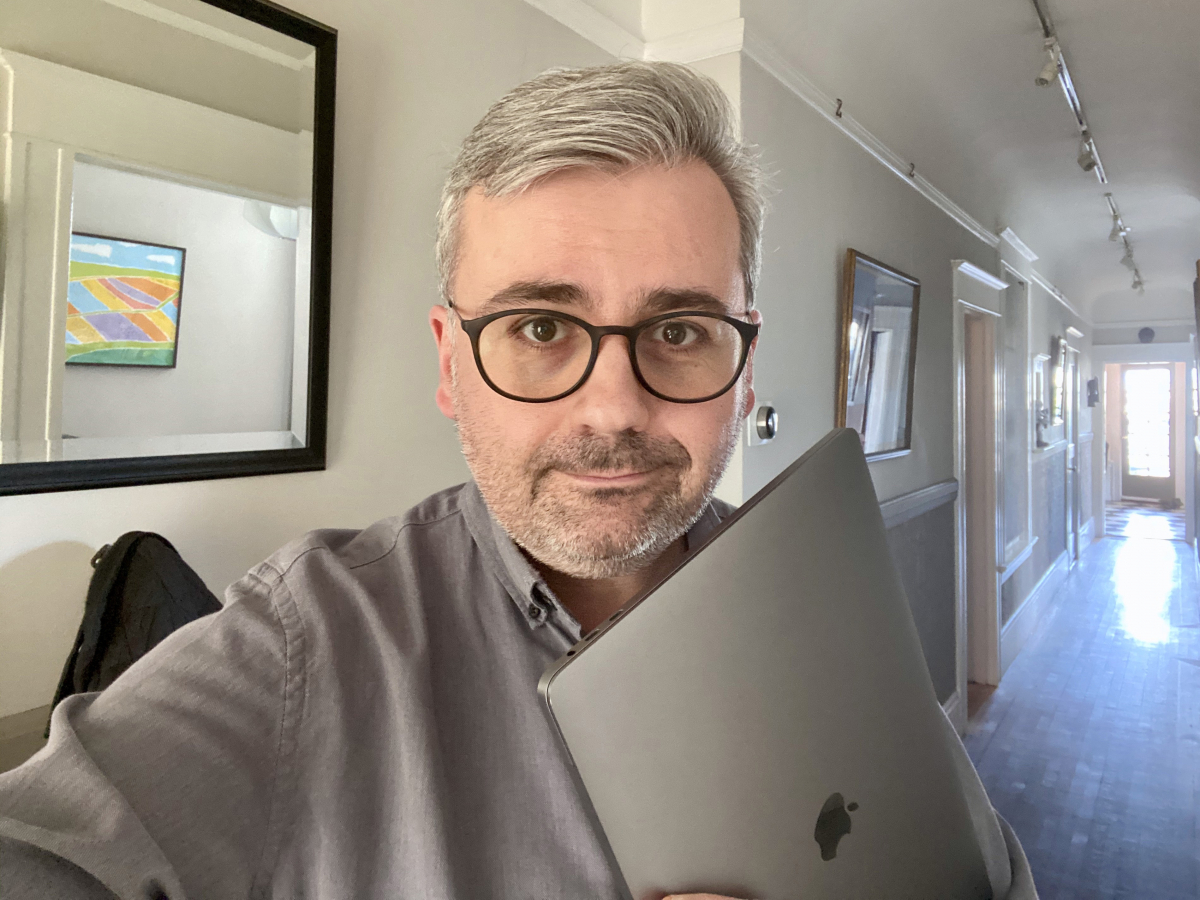 The work-from-home beard is the same. But since SARS in 2003, the Internet has changed everything else about the experience of self-quarantine. MUST CREDIT: Washington Post photo by Geoffrey A. Fowler.
