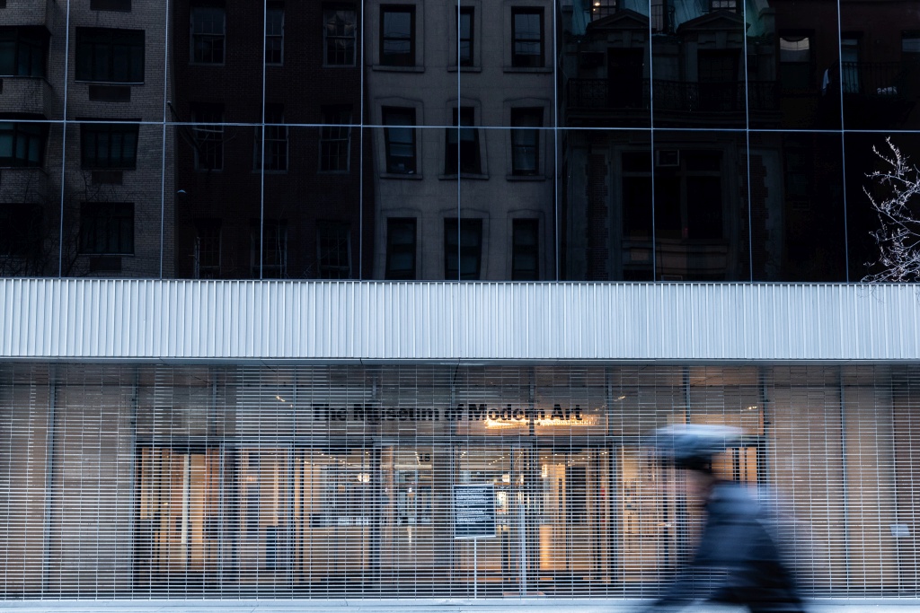 Like many other cultural institutions, the Museum of Modern Art in Midtown Manhattan is closed indefinitely. MUST CREDIT: Photo by Jeennah Moon for The Washington Post