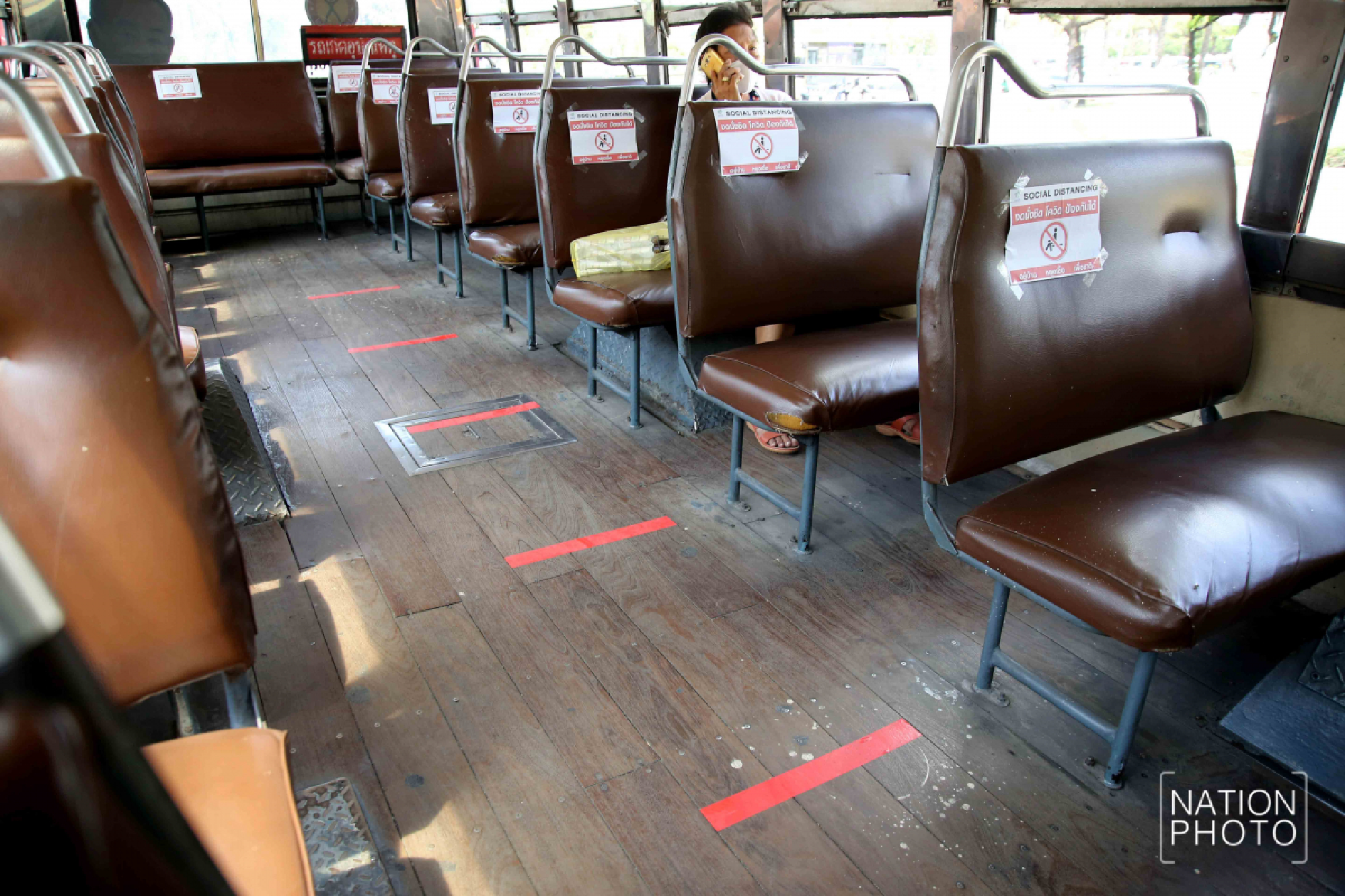 A safe distance on Bangkok buses