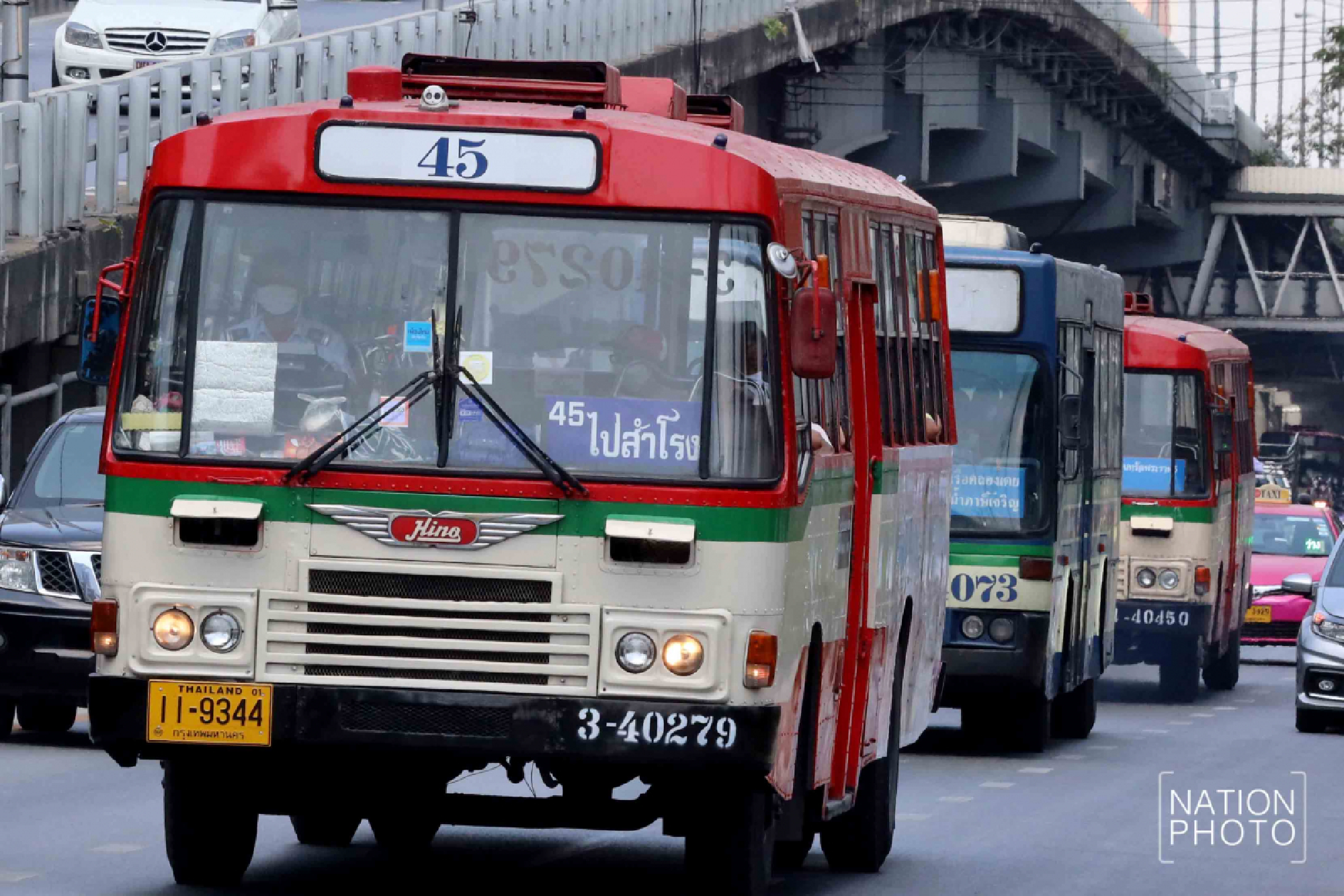 A safe distance on Bangkok buses