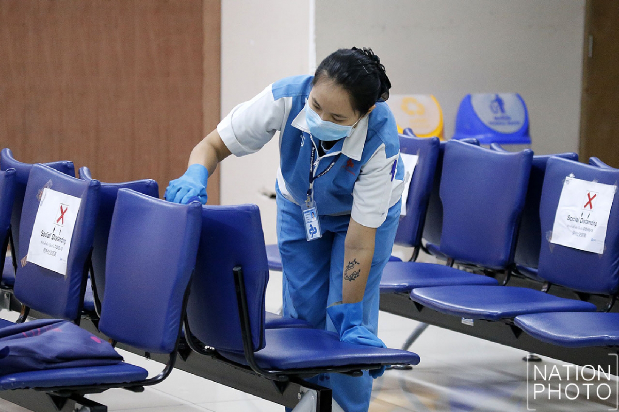 Don Mueang airport spotlessly clean as domestic flights rev up
