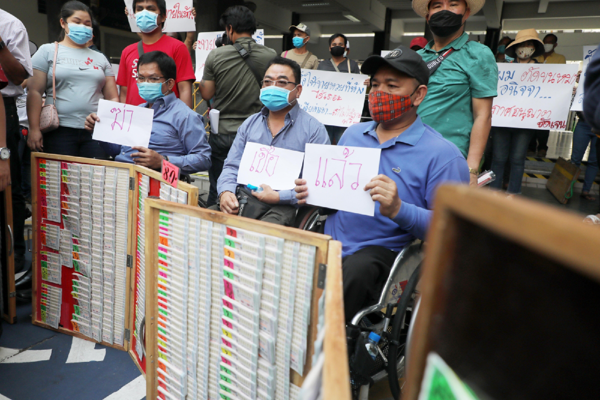 Lottery tickets aren’t essential, but they still need to be sold, say sellers