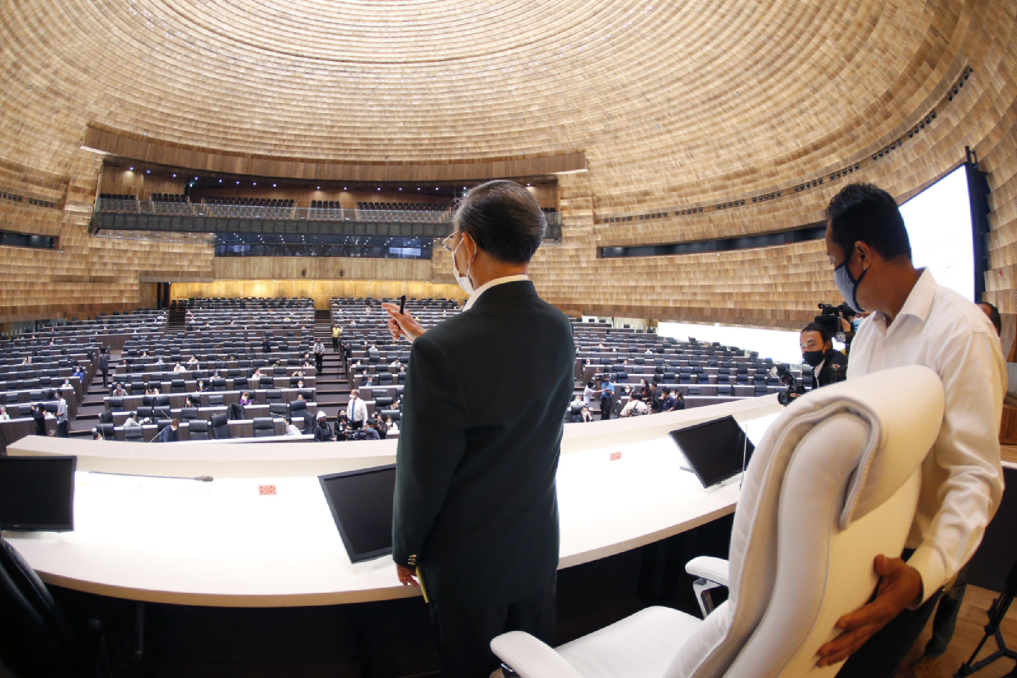 Parliament gets sound check ahead of May 22 reopening