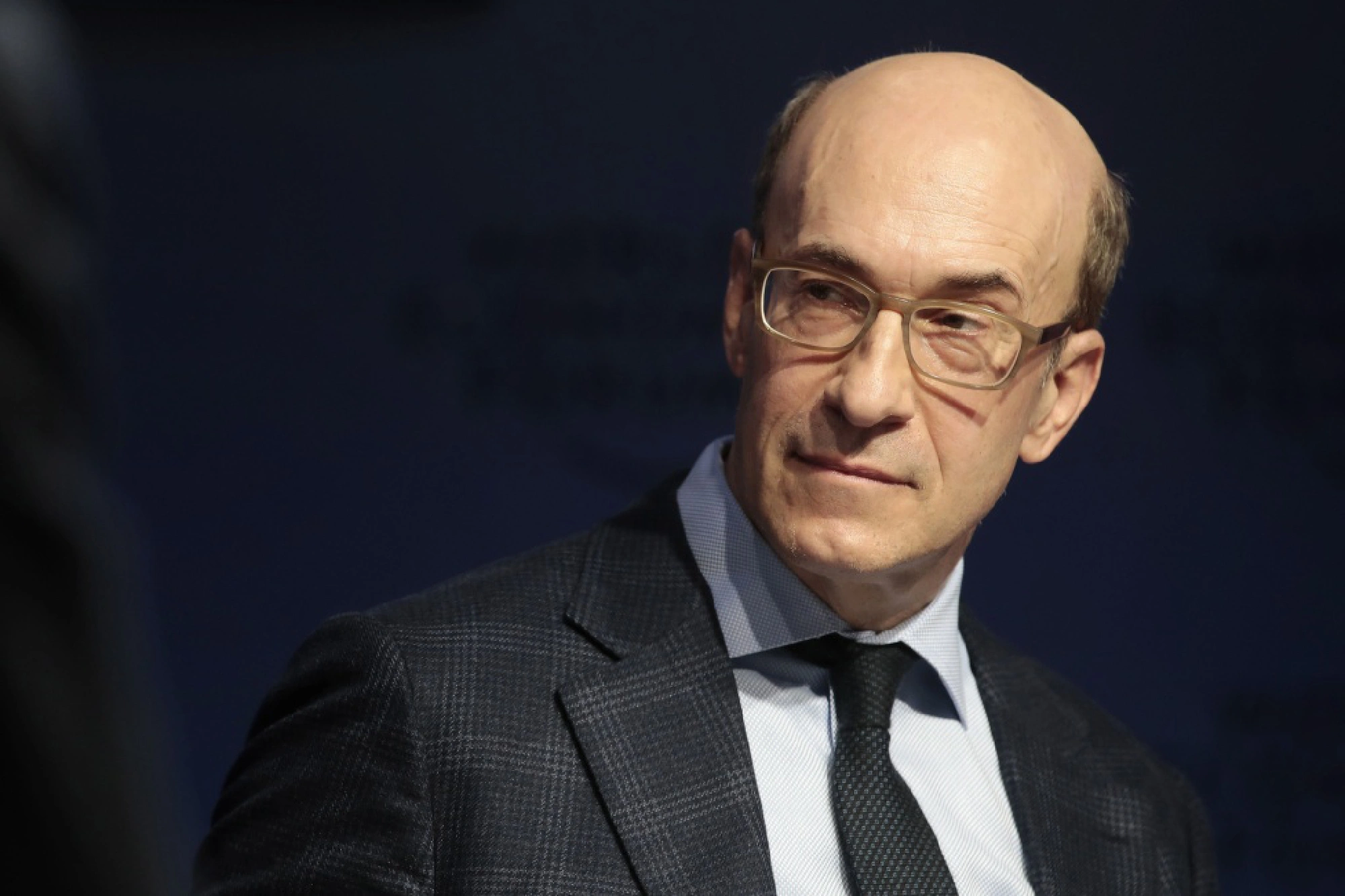 Kenneth Rogoff, professor of economics at Harvard University, at the World Economic Forum in Davos, Switzerland, on Jan. 23, 2018. MUST CREDIT: Bloomberg photo by Jason Alden.