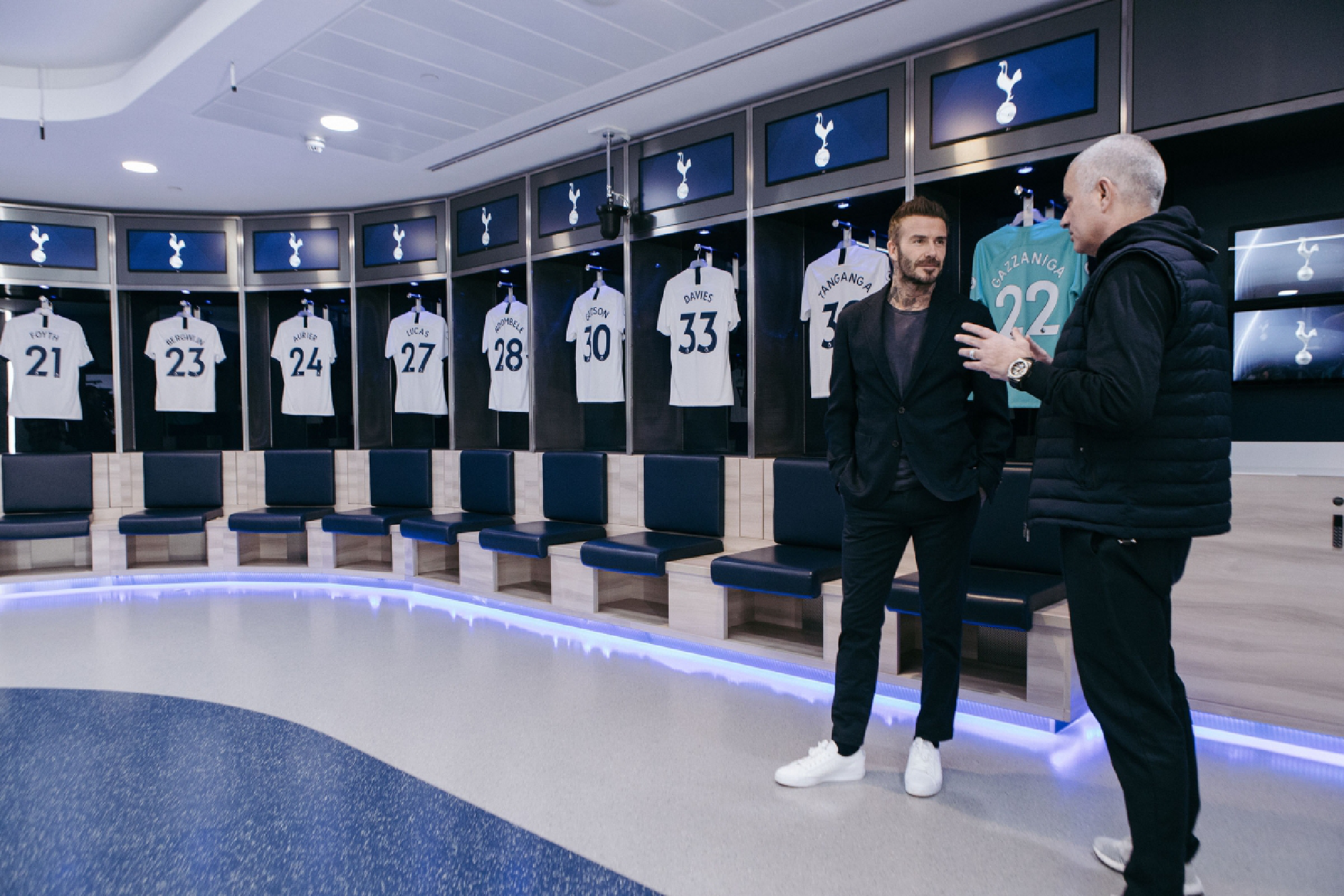 Mourinho gives Beckham exclusive look at Tottenham Hotspur Stadium