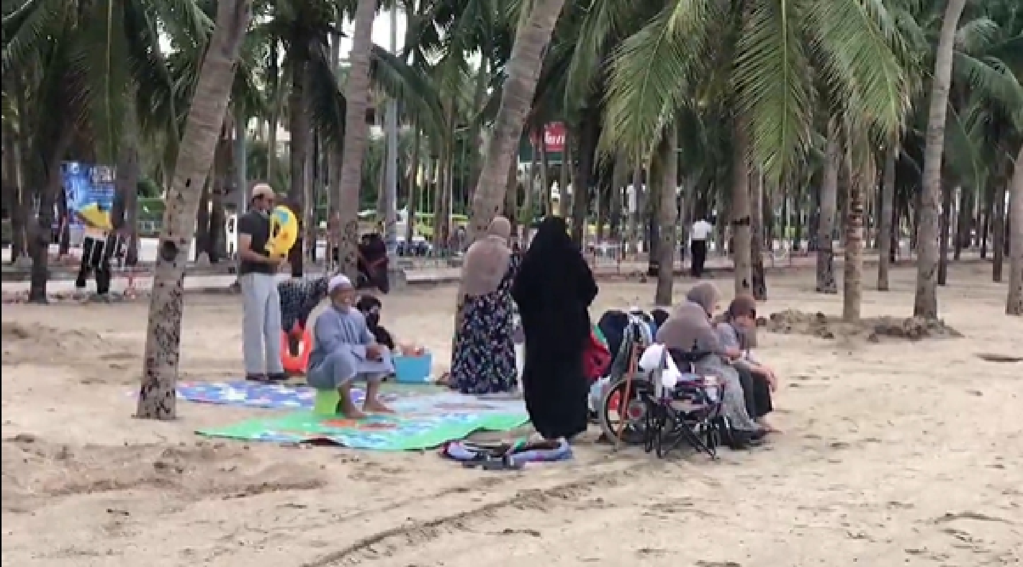 Bang Saen locals dive in as beach finally reopens