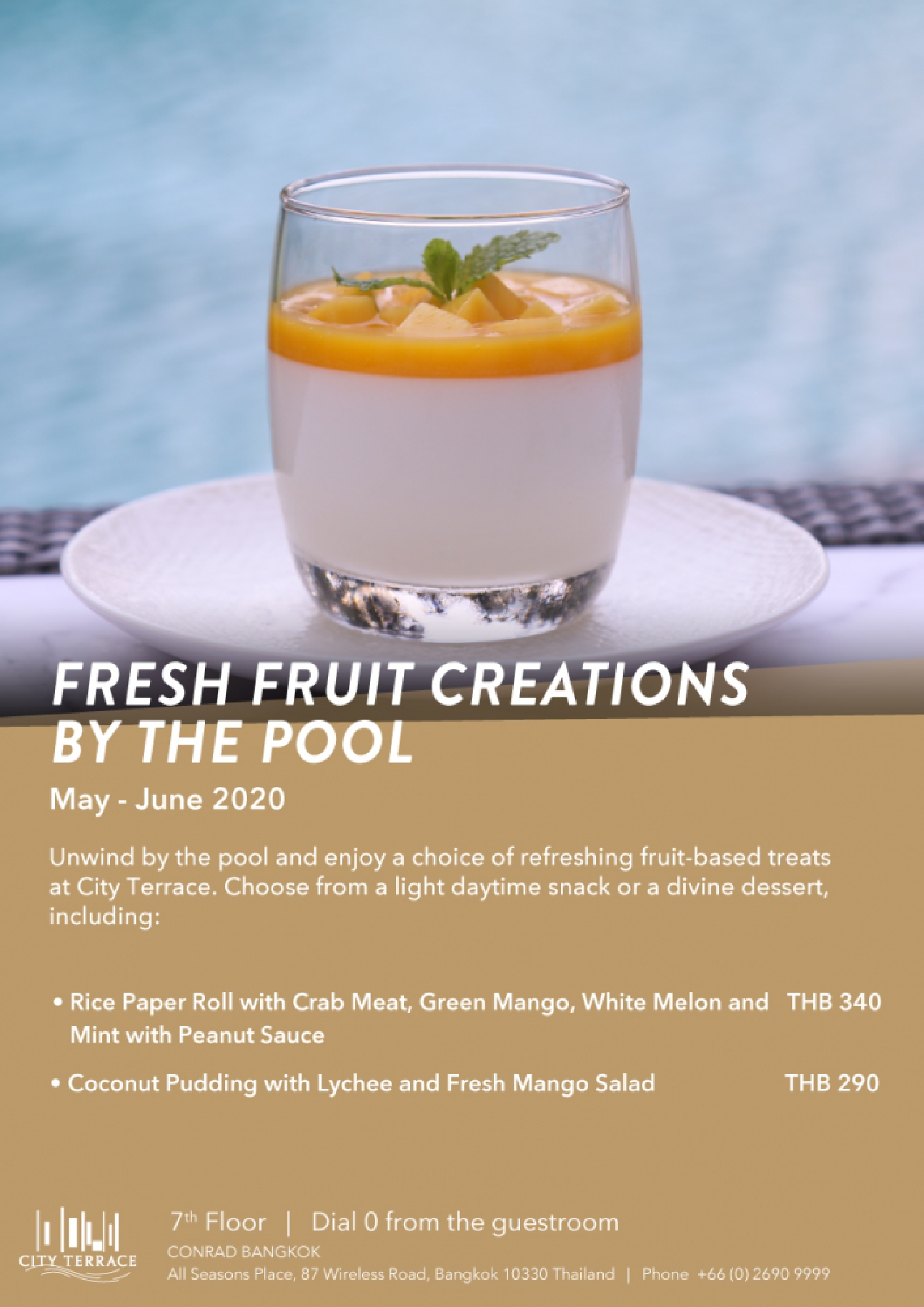 Conrad offers tropical fruit flavour delights