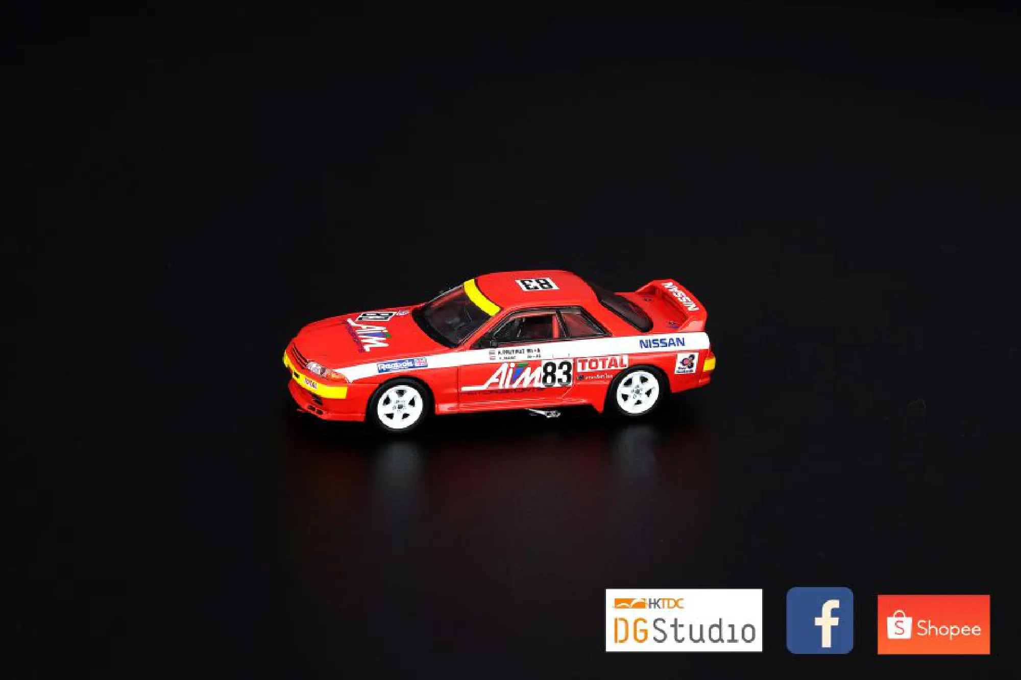 INNO 64 - 1/64 NISSAN SKYLINE GT-R BNR32 #83 “AIM MOTORSPORT” JTC Fuji 500KM 1992 