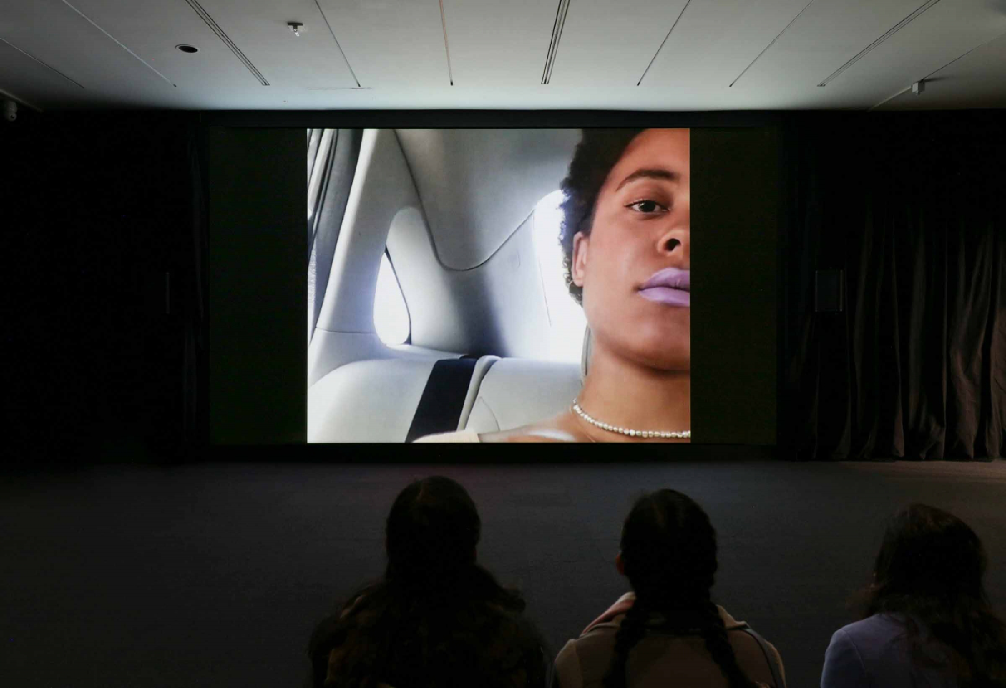 Installation view of Arthur Jafa's "Love is the Message, the Message is Death" at the Hirshhorn Museum in 2017. MUST CREDIT: Courtesy of Arthur Jafa and Gavin Brown's enterprise, New York/ Rome. Photo: Cathy Carver