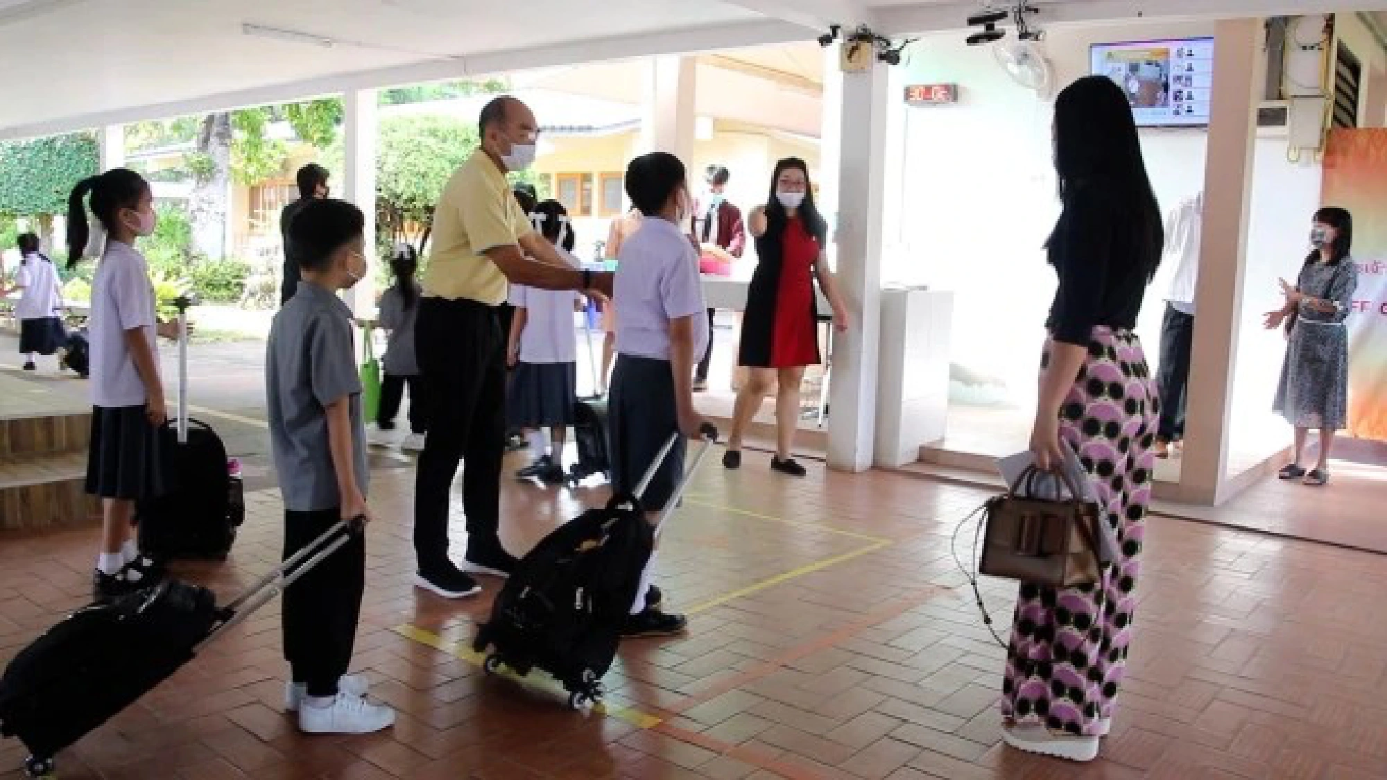 Students adjust to the new normal as schools reopen