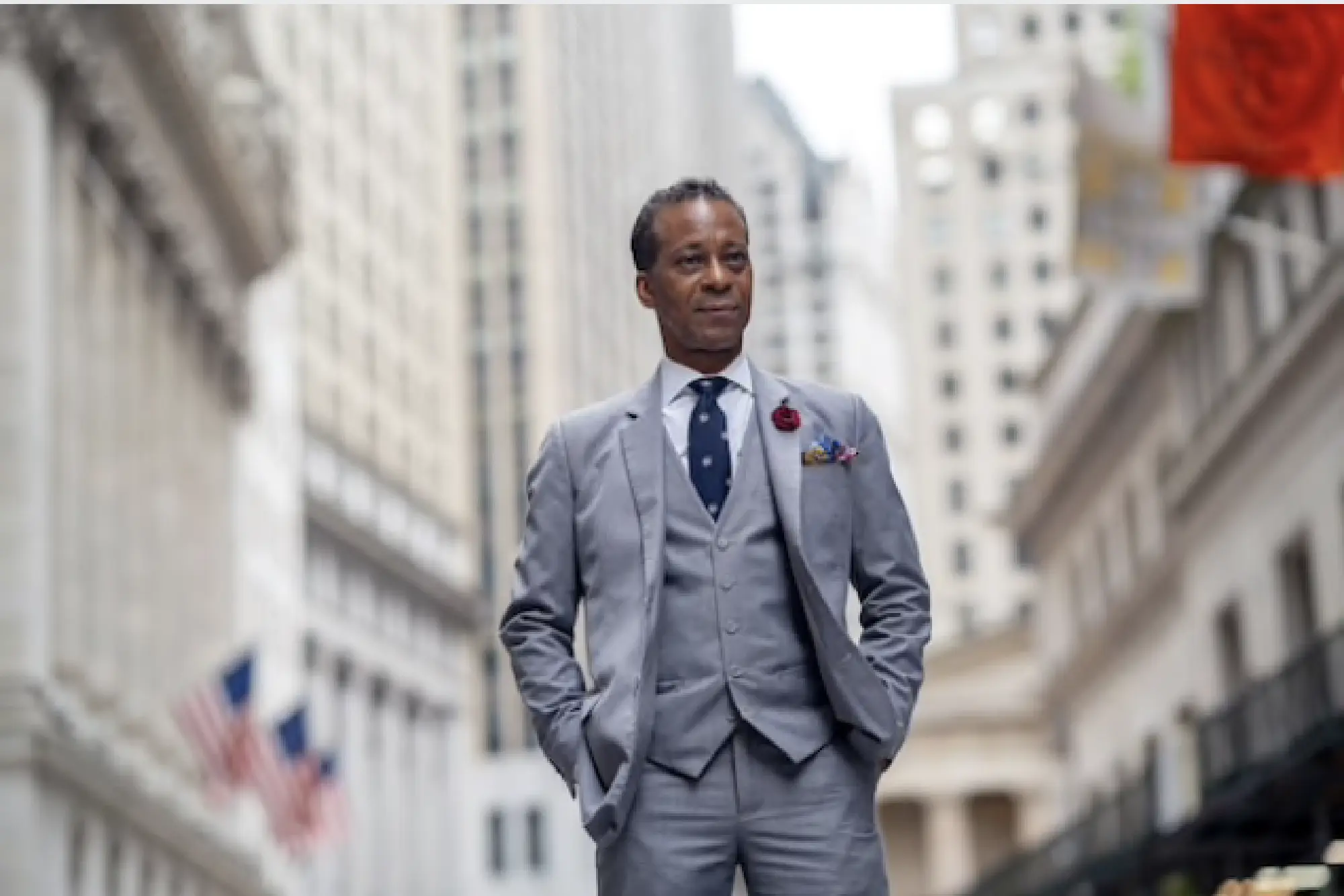 We are expendable, says Dennis Creary, who runs a nonprofit called Blacks on Wall Street and sells software to big banks for Oracle. MUST CREDIT: Bloomberg photo by Amir Hamja