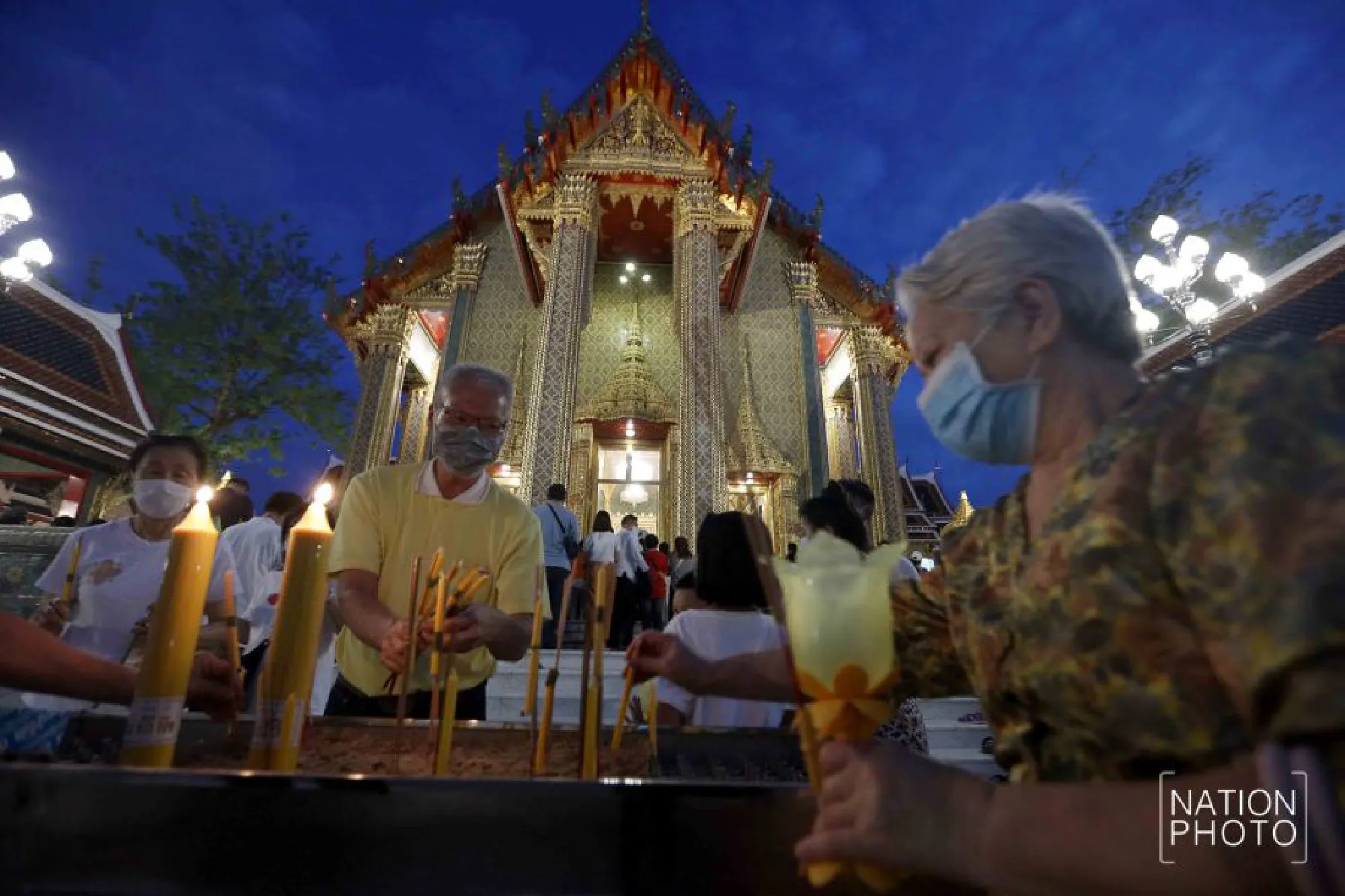 Buddhists flock to temples
