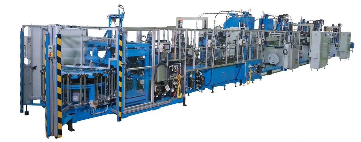 A fully automated winding and assembling line for a refrigerator motor. MUST CREDIT: Odawara Engineering Co.