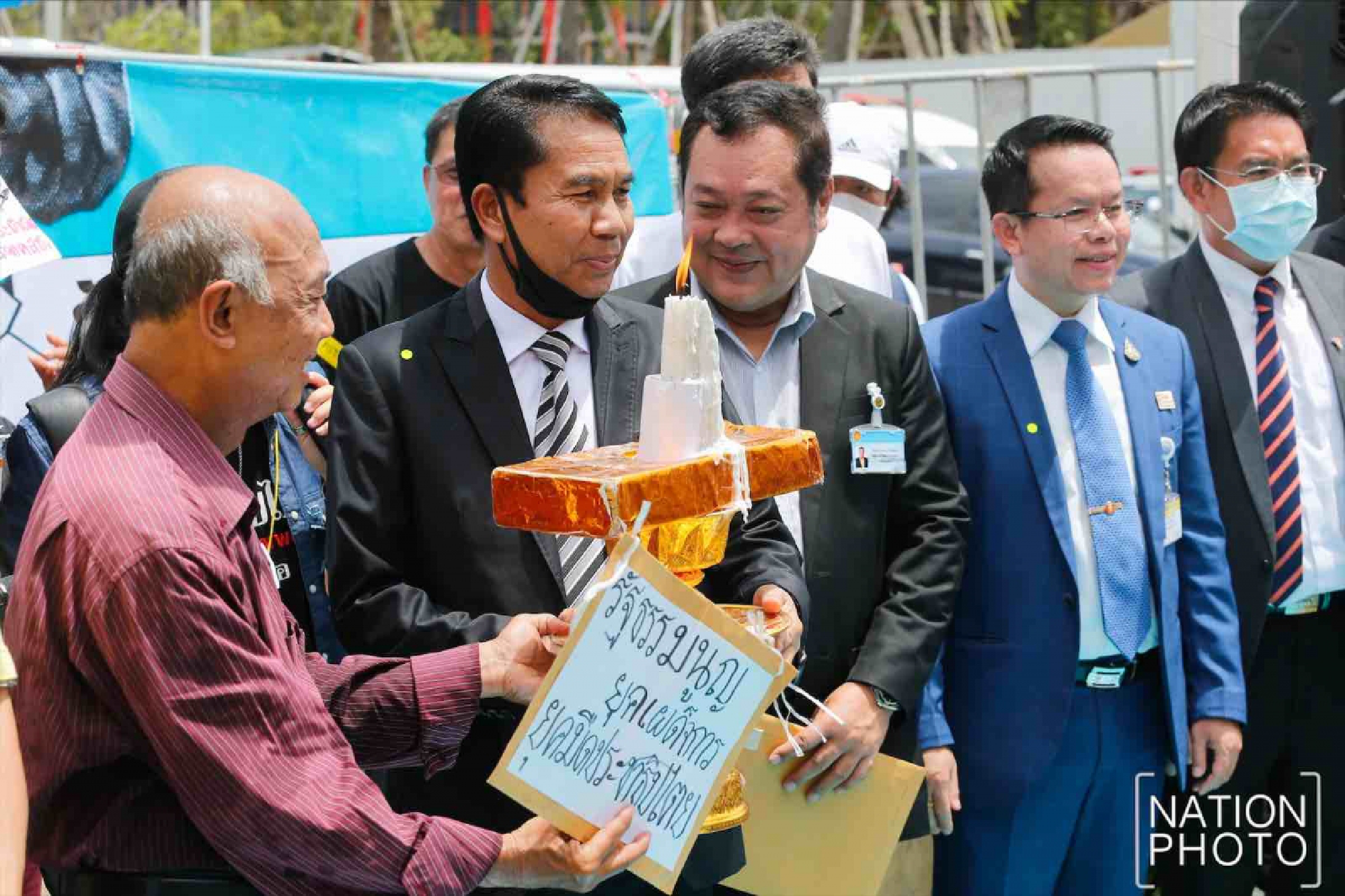 Protesters deliver ‘people’s Constitution’ to Parliament 