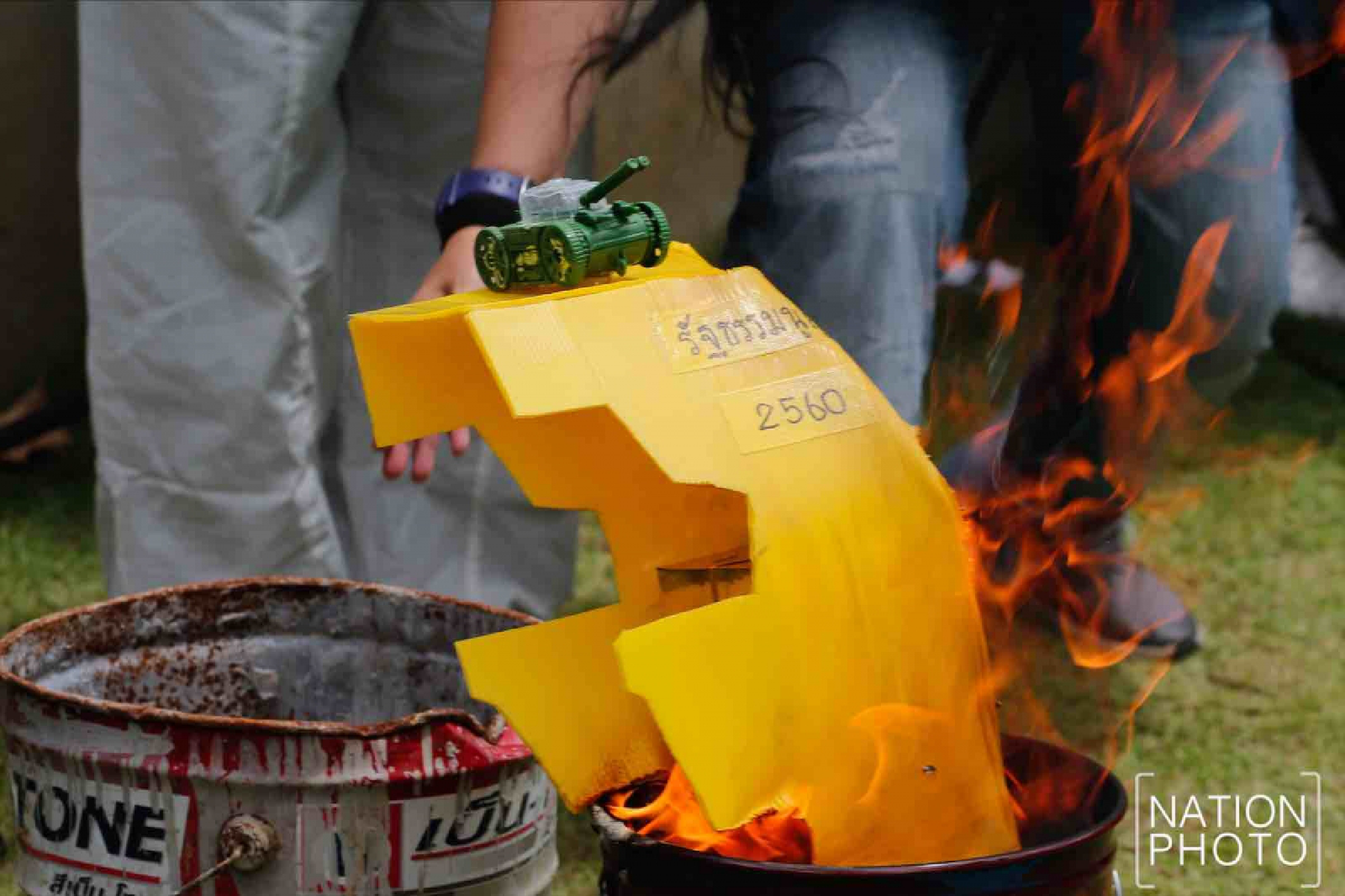 Protesters deliver ‘people’s Constitution’ to Parliament 