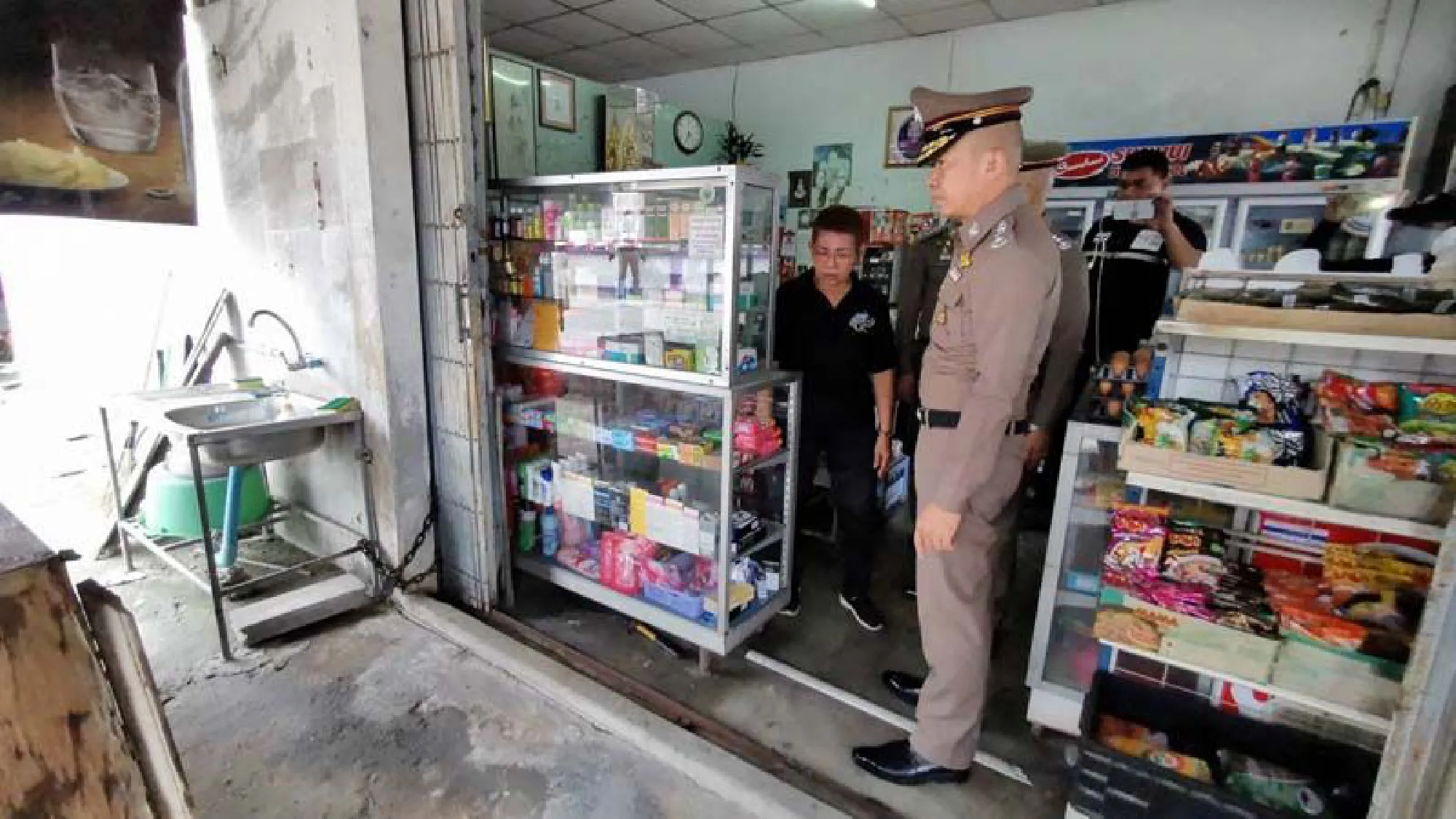 Man arrested for allegedly murdering grocery shop owner