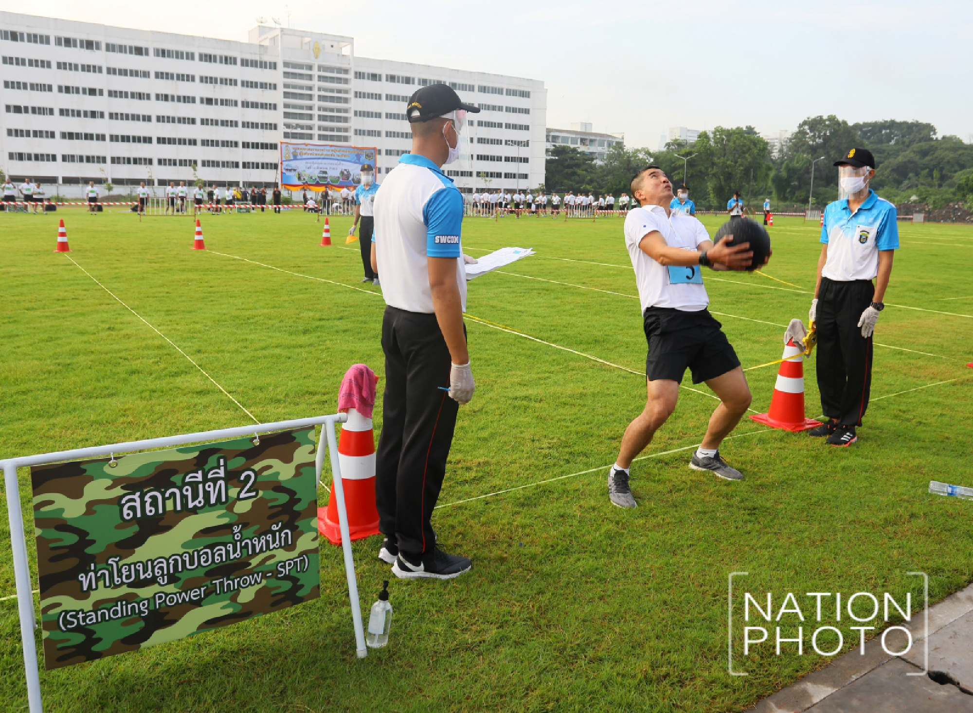 Army chief joins annual fitness test