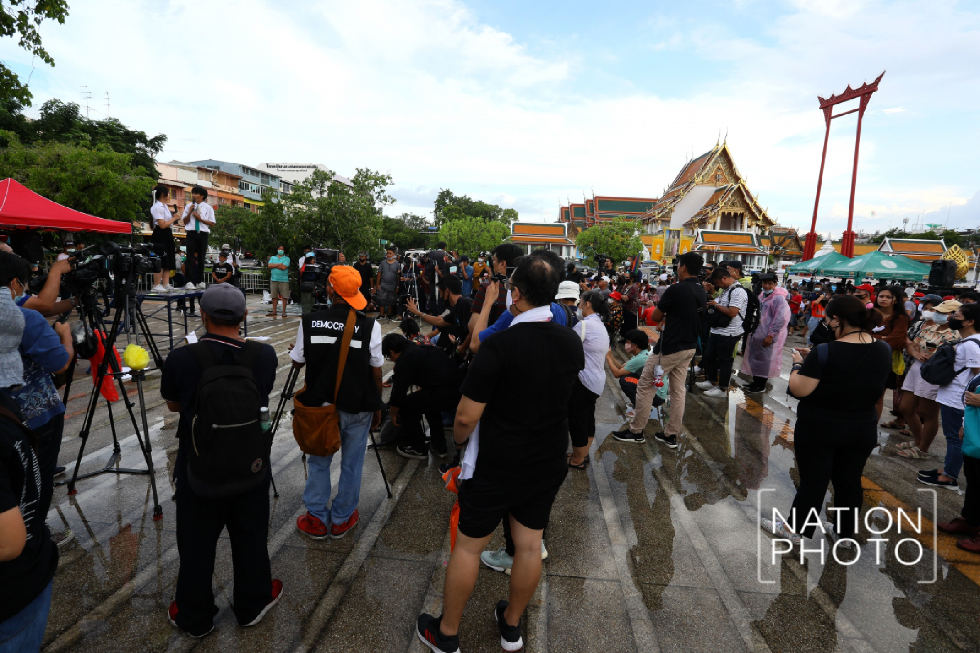 Students raise their voices against intimidation of protesters