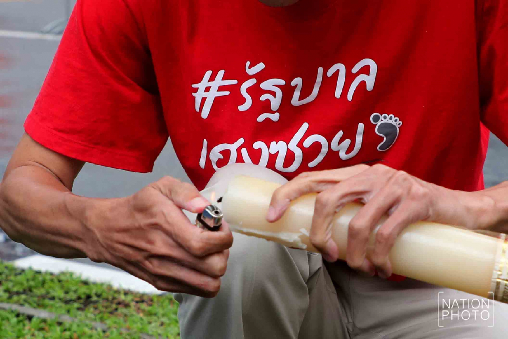  Road barrier blocks activist from ‘blessing’ Army with curses