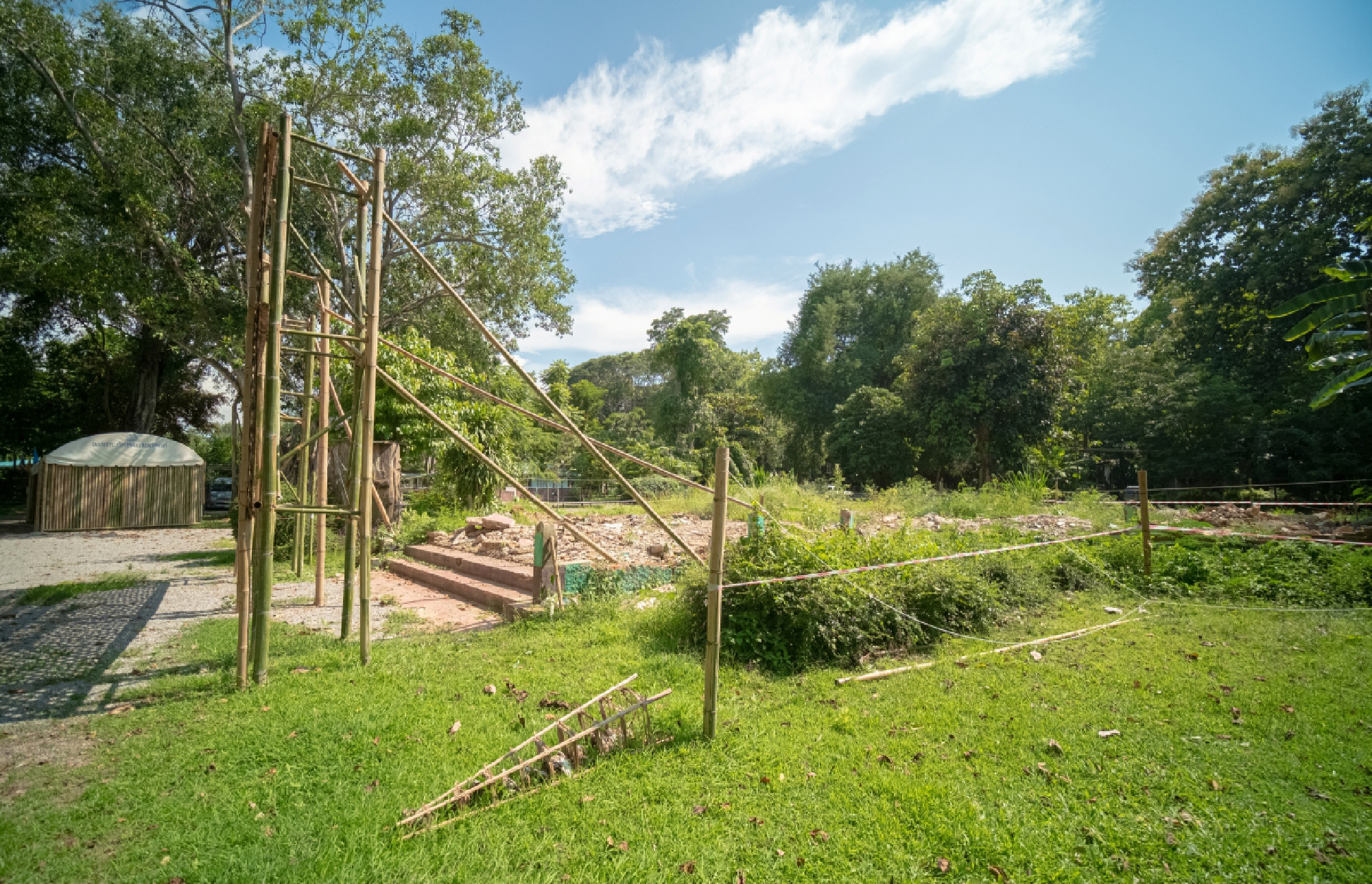 The ruin of Bombay Burma house