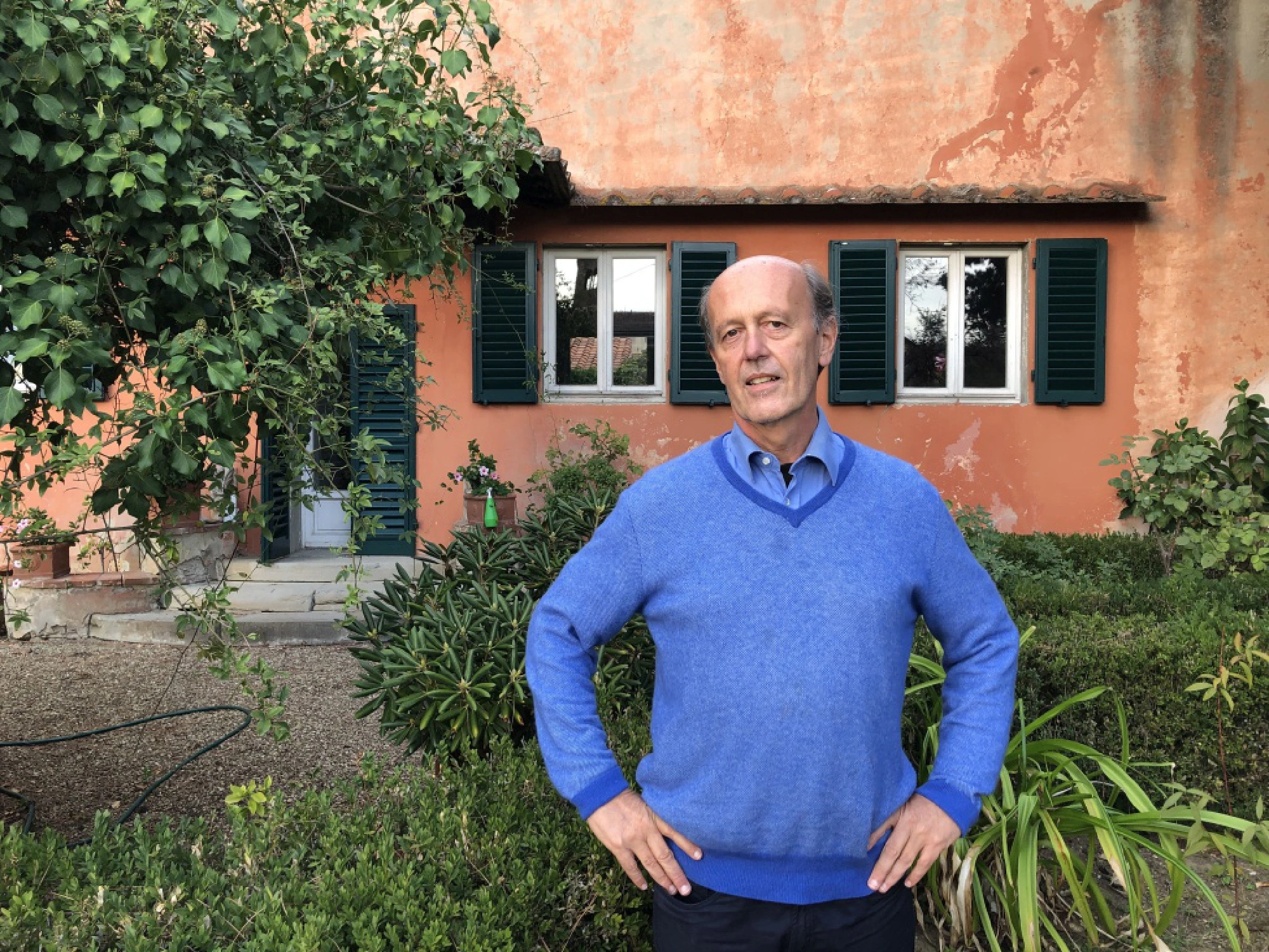 Simone Cerrina Feroni, 62, left Florence for a villa in the surrounding hills during the coronavirus pandemic. MUST CREDIT: Washington Post photo by Chico Harlan. /Photo by: Chico Harlan — The Washington Post /Location: Florence,Italy