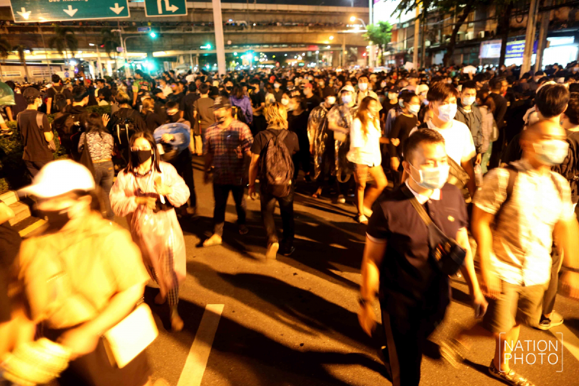 A defiant, wandering protest
