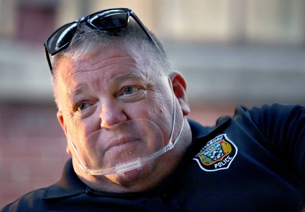 Gettysburg Police Chief Robert Glenny Jr. said residents are tired of the clashes. Washington Post photo by Michael S. Williamson.