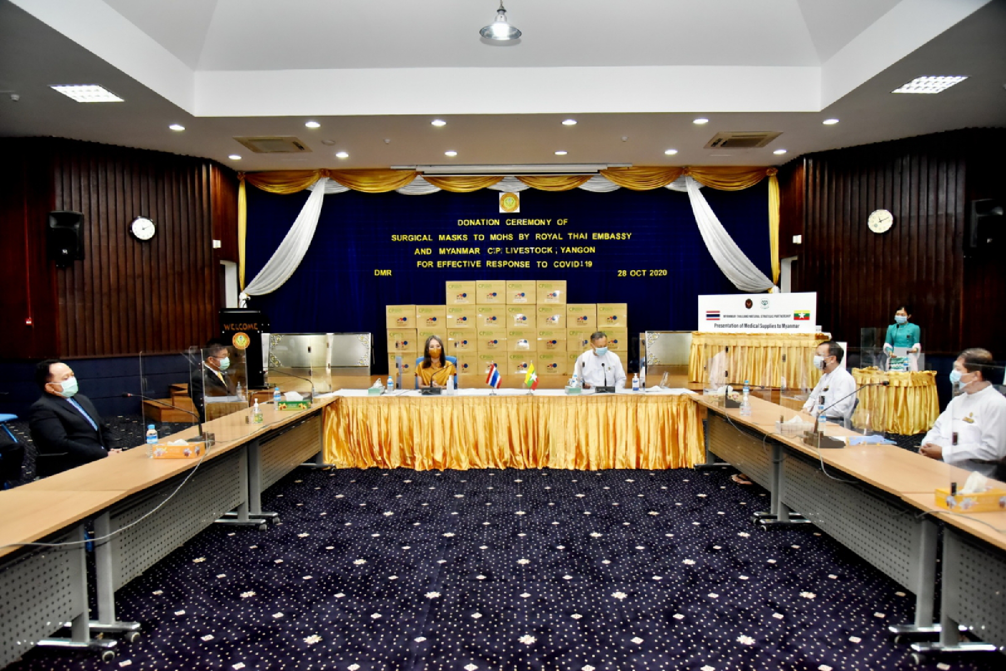 Myanmar CP Livestock donates 1 million surgical masks