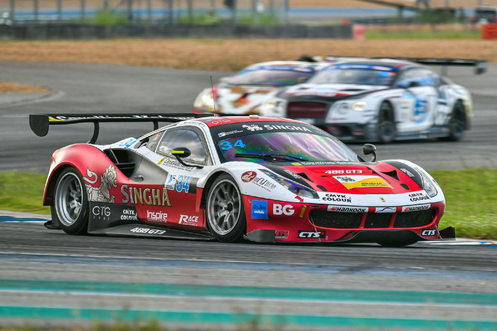 Piti and Kantasak win Thailand Super Car GT 3  first race