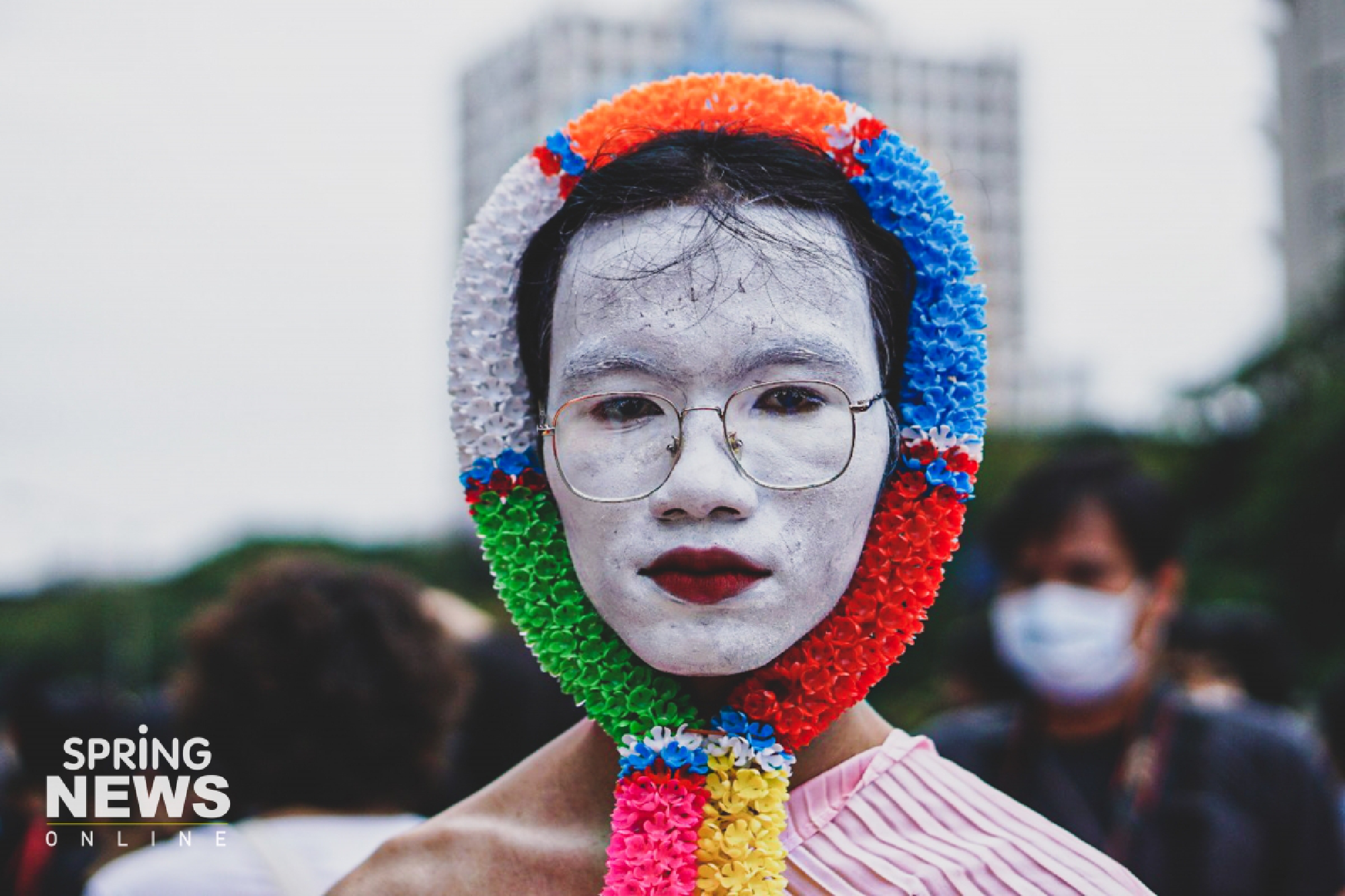 Pro-democracy protest makes the case for LGBTQ-plus community, better gender equality