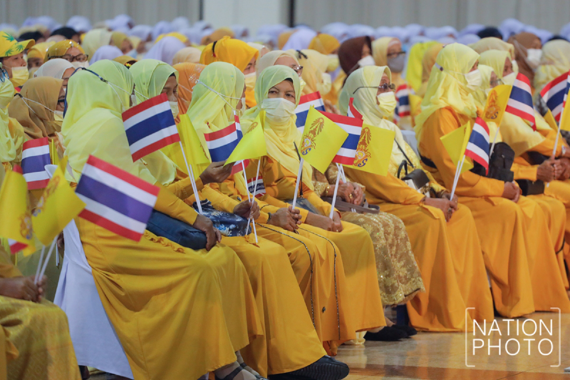 Dressed in yellow for peace and gratitude