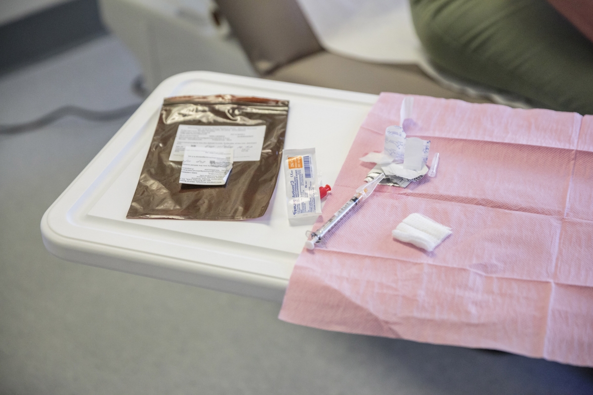 The company is expected to fine-tune its vaccine trial in the United States in the coming weeks. MUST CREDIT: Photo by Sarah Blesener for The Washington Post.