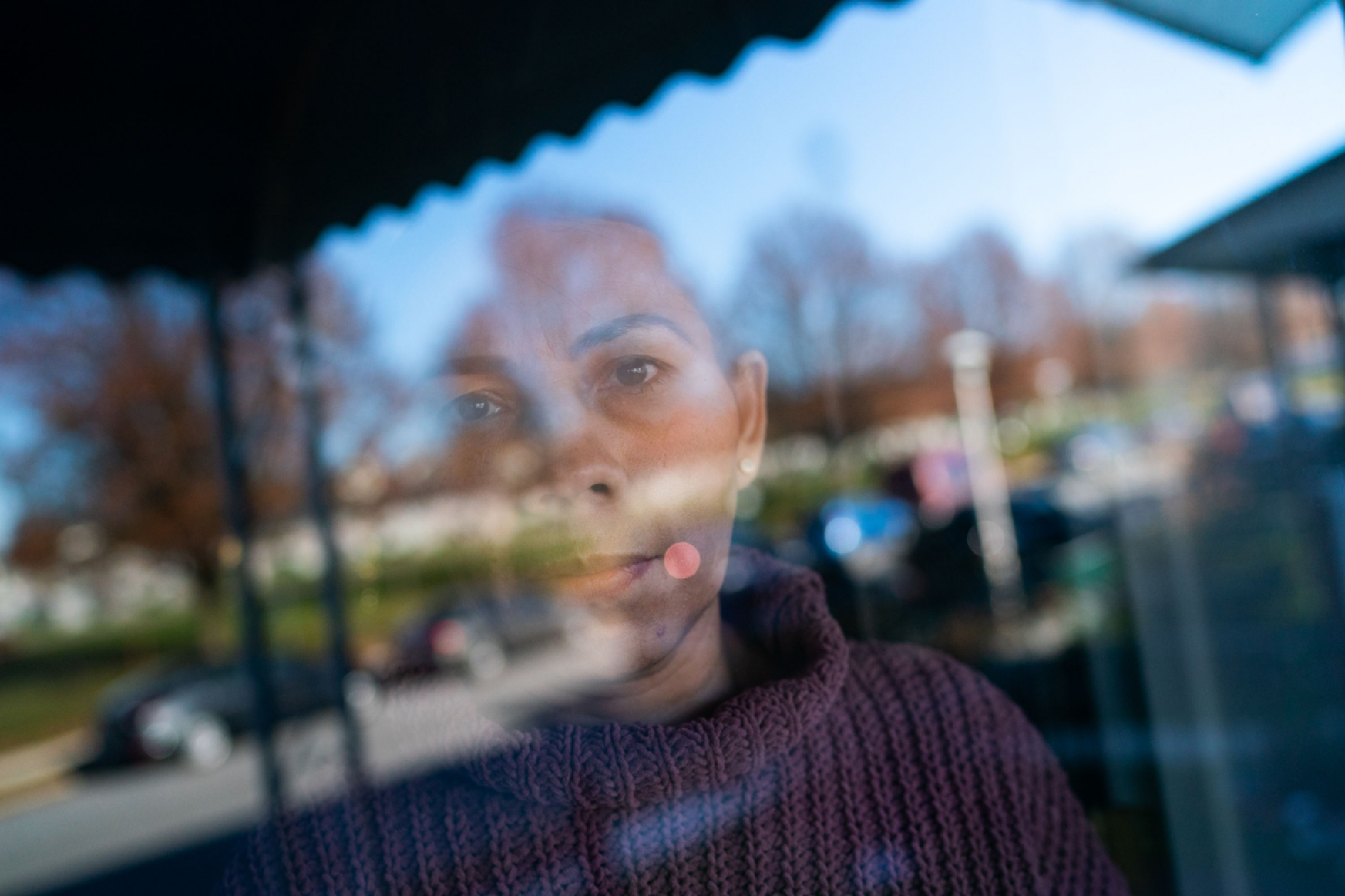 Maribel Martinez, 43, said many of her neighbors are wary of getting a coronavirus vaccine. MUST CREDIT: Washington Post photo by Sarah L. Voisin.