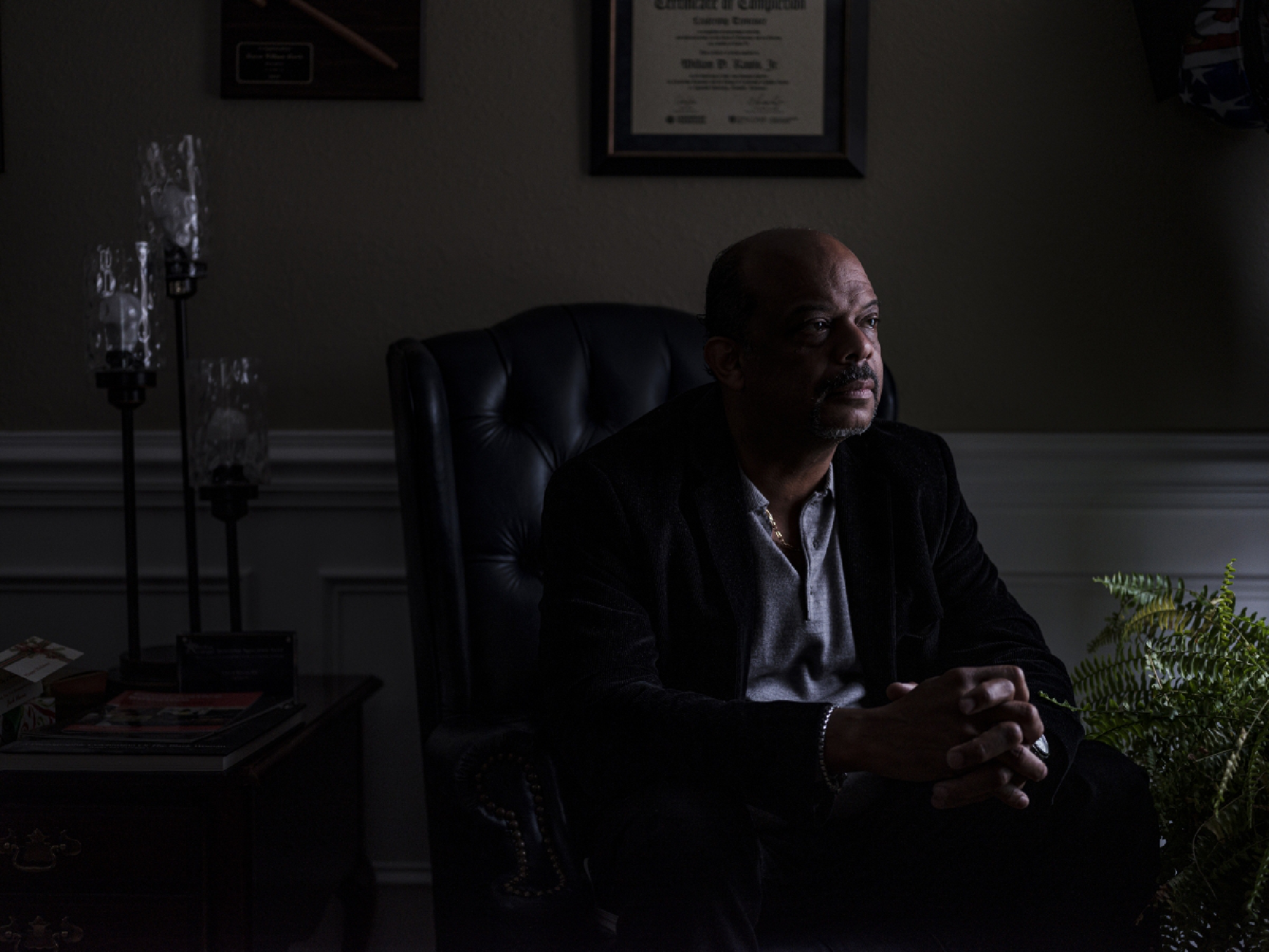 ill Rawls, mayor of Brownsville, Tenn., said he remains hopeful people reluctant to take a coronavirus vaccine will change their minds. MUST CREDIT: Photo by William DeShazer for The Washington Post.