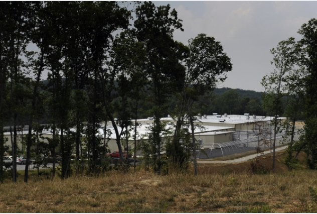 Outside the town of Farmville, Va., is a holding center for immigrants detained by federal authorities. The facility was the site of one of the largest outbreaks of the novel coronavirus in the immigration detention system. The picture above is from 2010. MUST CREDIT: Washington Post photo by Michael S. Williamson