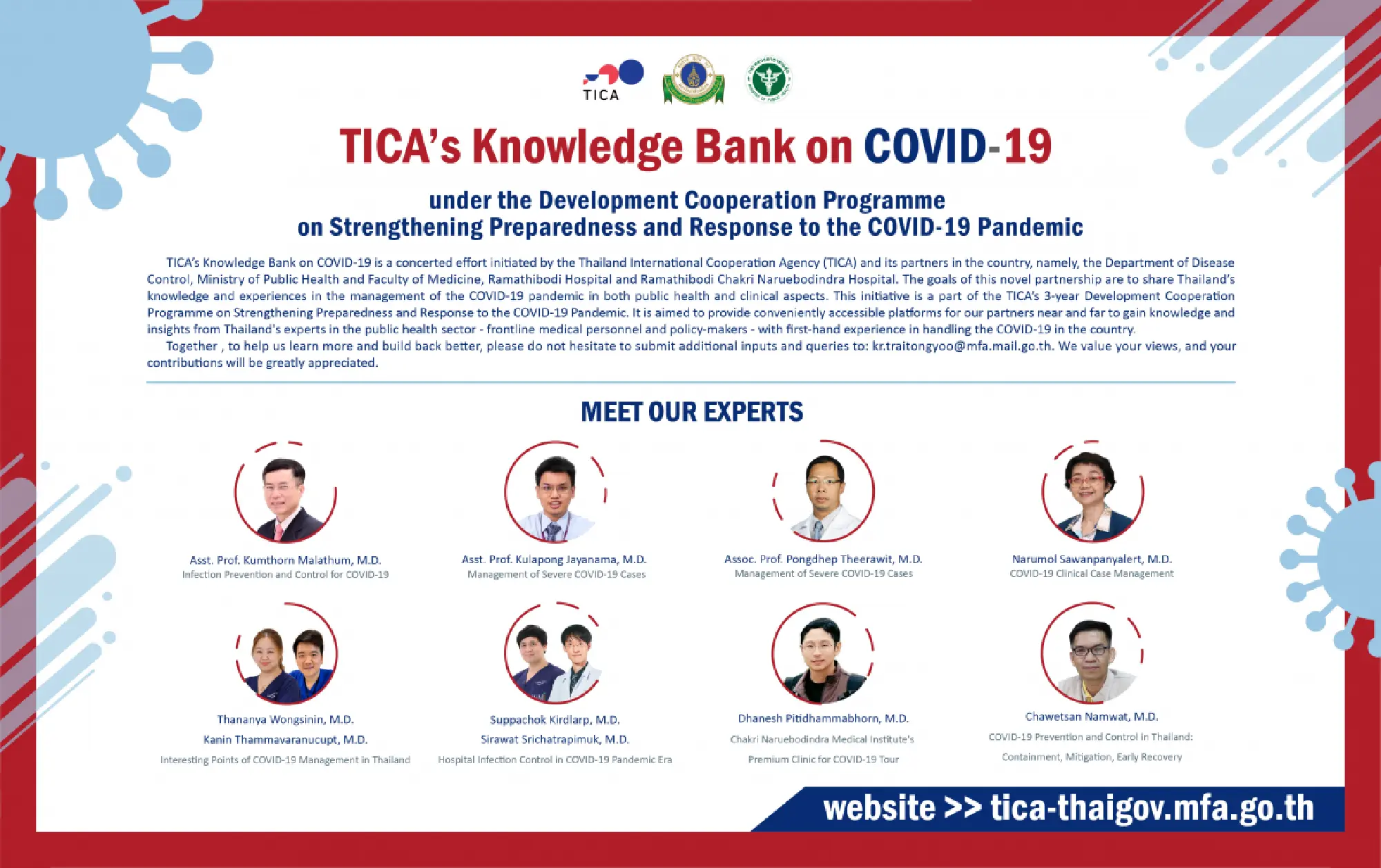Thai govt agency helping neighbouring countries fight Covid-19 